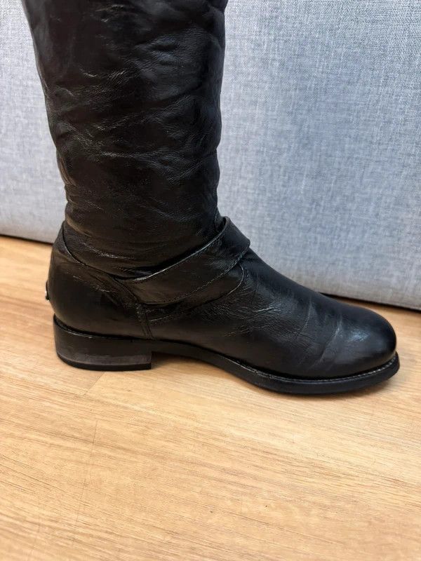 Jimmy Choo Jimmy Choo London Yule Grained Fur Leather Biker Boots 39 Size US 9 / IT 39 - 11 Thumbnail