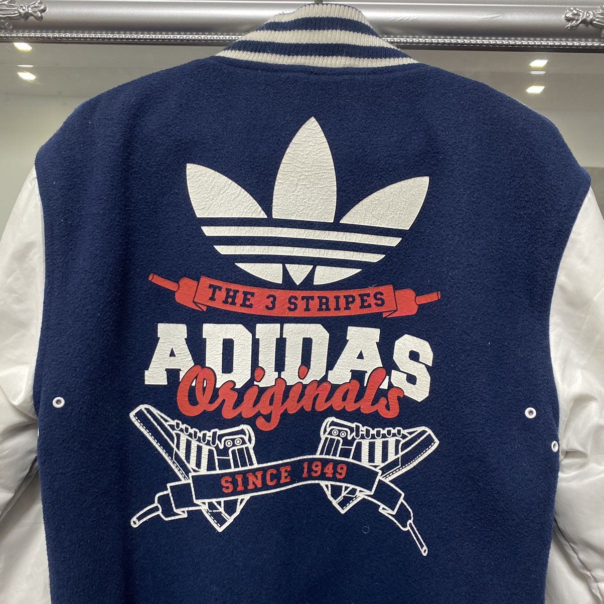 Adidas Vintage Adidas varsity bomber Jacket Size US S / EU 44-46 / 1 - 18 Thumbnail