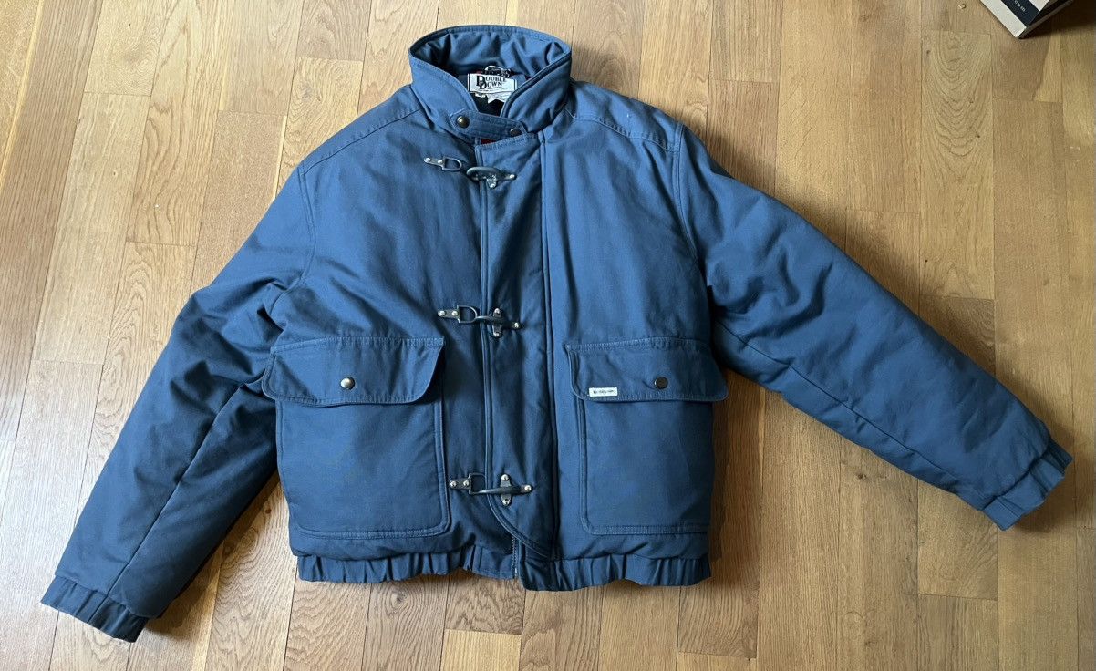 Vintage Vintage 90s firefighter double down jacket Size US L / EU 52-54 / 3 - 5 Thumbnail