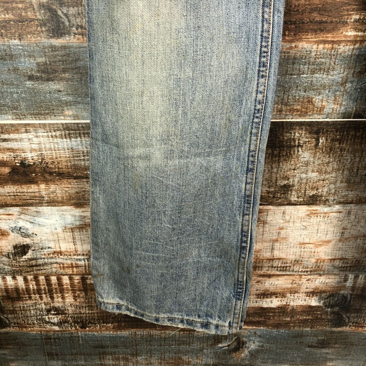 Japanese Brand Hollister Blue Distressed ripped Denim Pants #A1415 Size US 31 - 11 Thumbnail