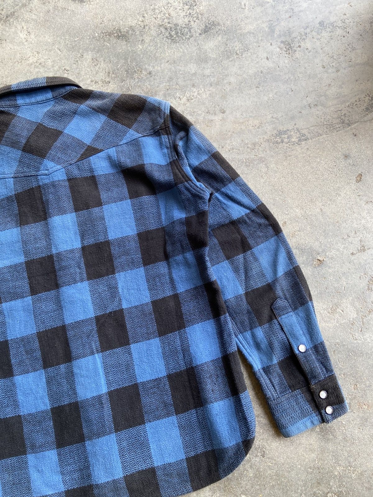 The Flat Head AMERICANA STYLE INDIGO FLANNEL Size US M / EU 48-50 / 2 - 10 Thumbnail