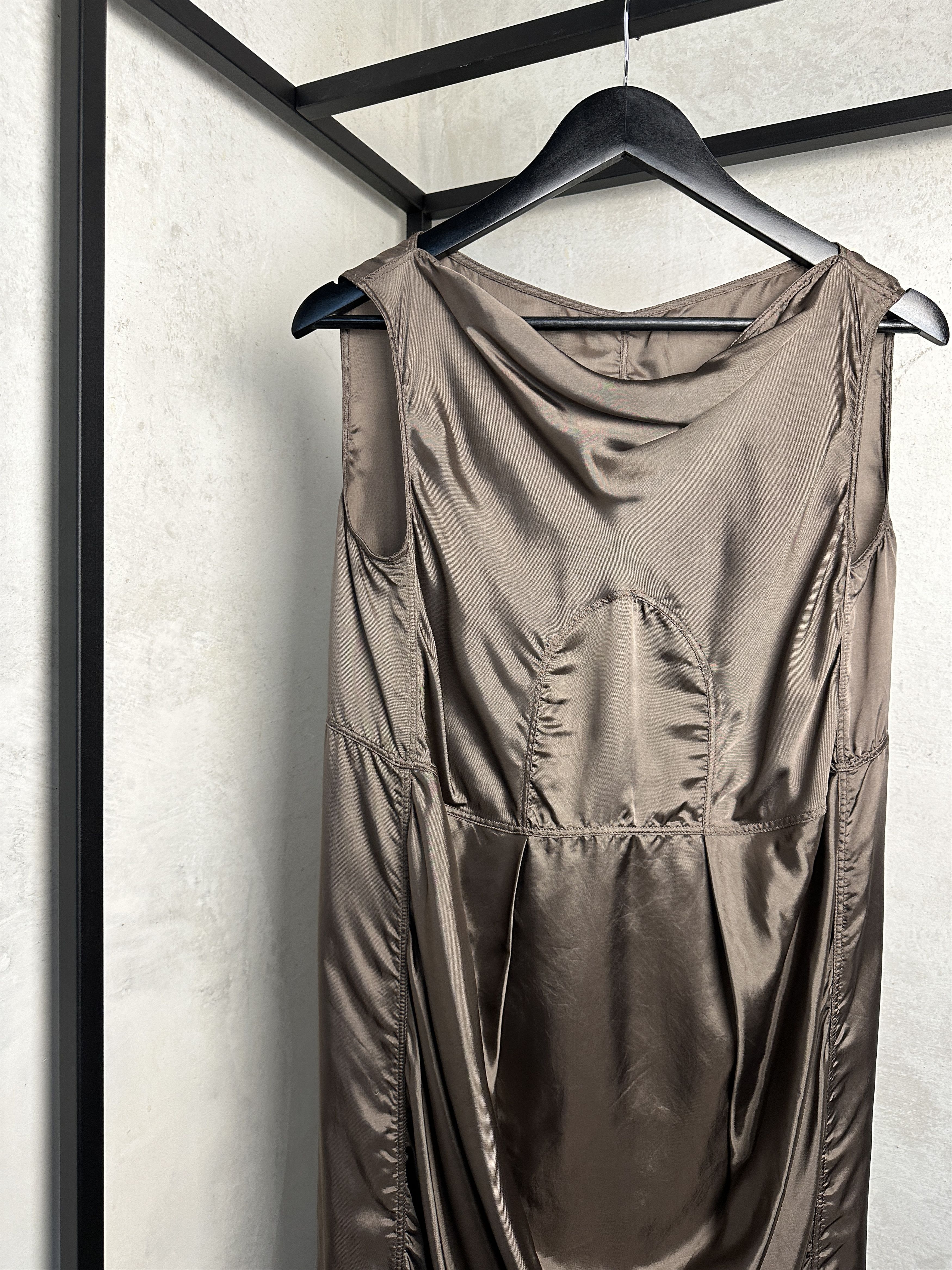 Rick Owens Rick Owens SS16 Cyclops Beige Dress Size S / US 4 / IT 40 - 4 Thumbnail