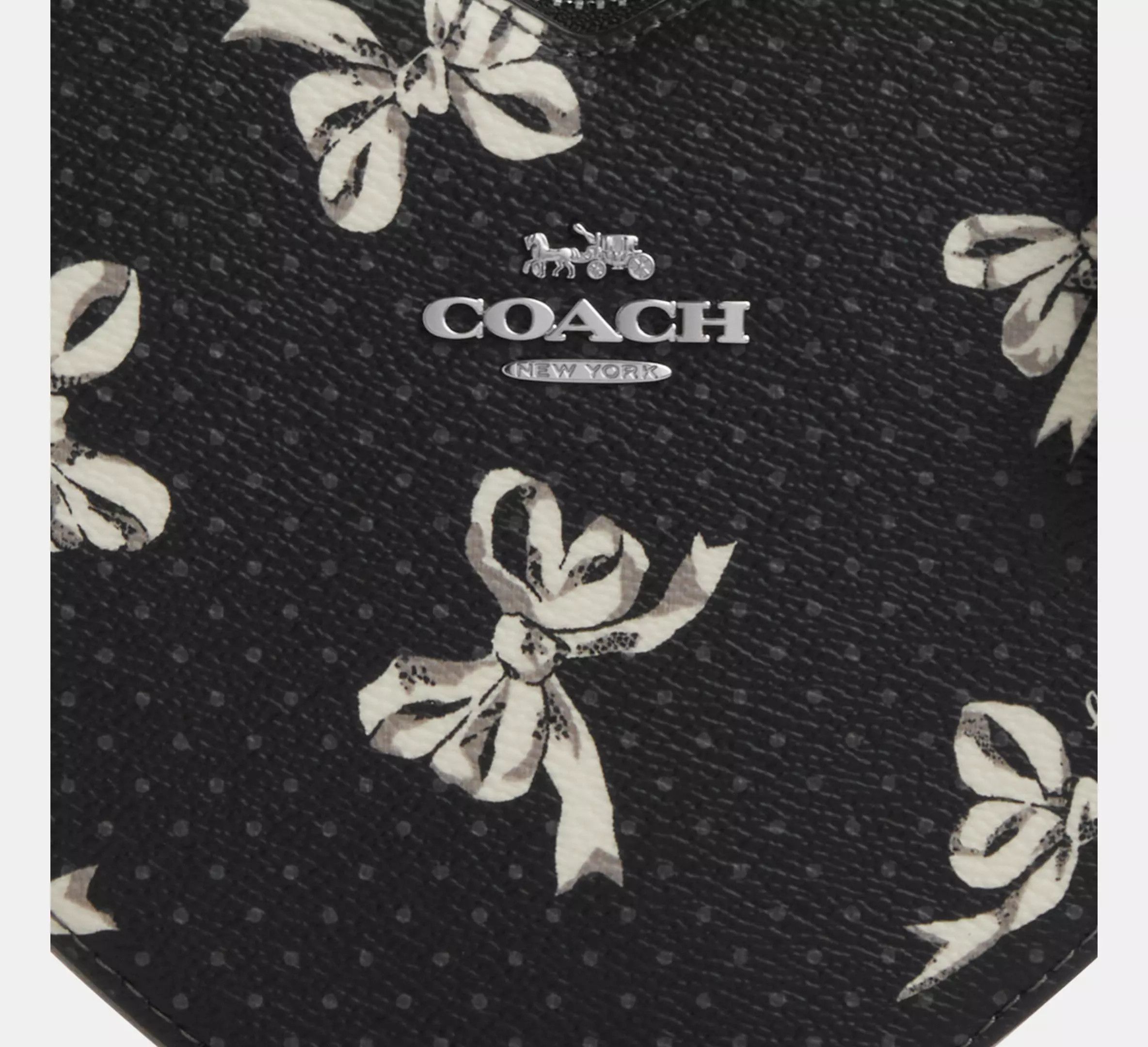 Coach Heart Crossbody Bag With Bow Print CAA99 Size ONE SIZE - 13 Thumbnail