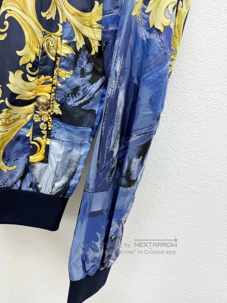 Versace VERSACE Printed Bomber Jacket. Size US M / EU 48-50 / 2 - 5 Thumbnail