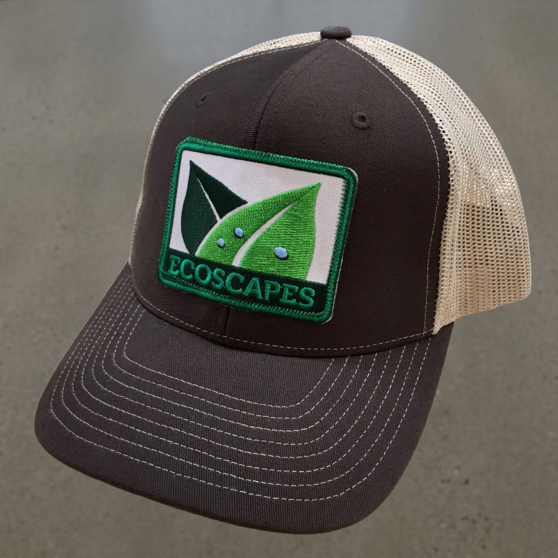 Vintage Richardson Trucker Hat Mens Brown OS Adjustable Embroidered Logo Size ONE SIZE - 1 Thumbnail