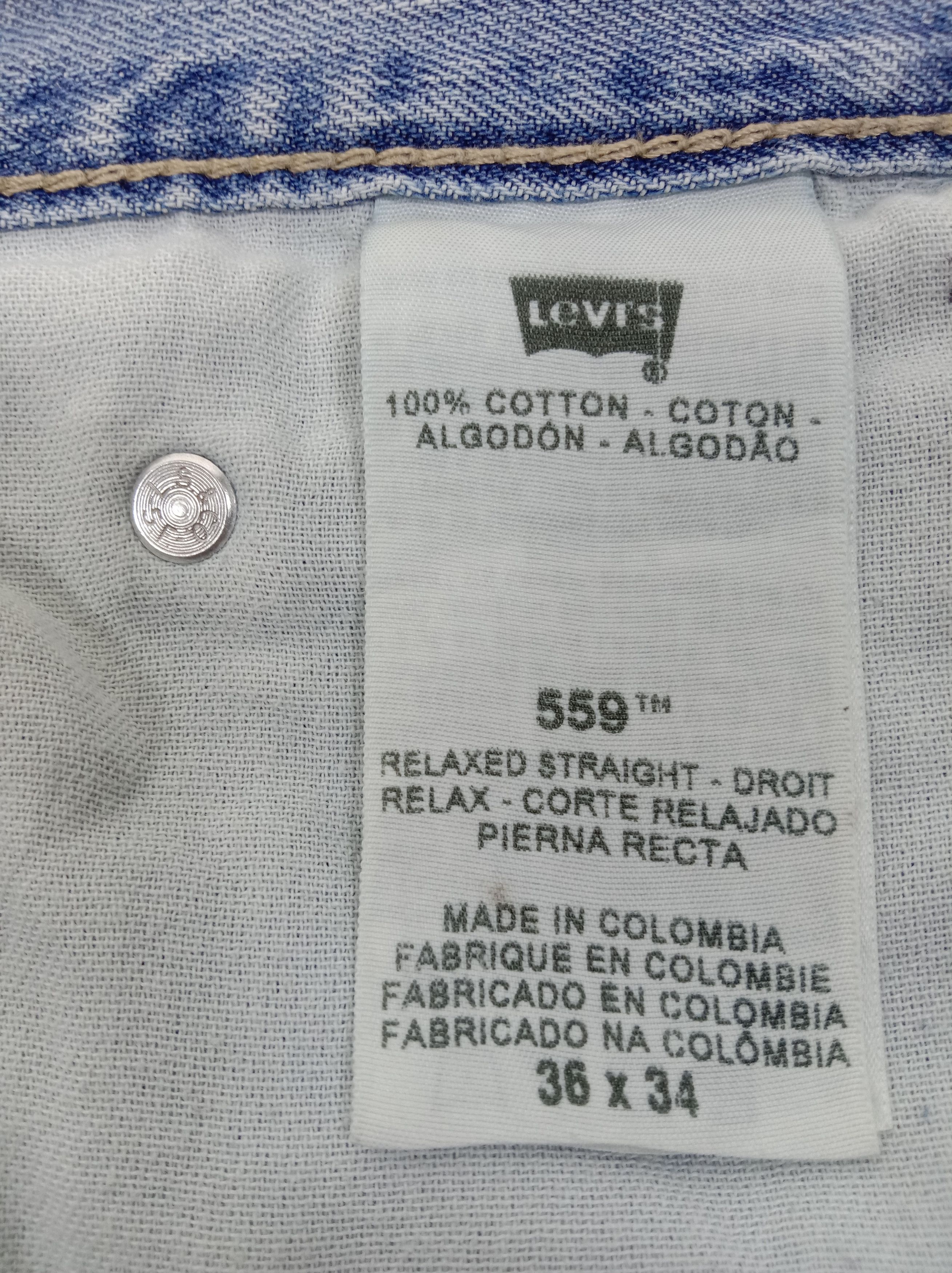 Levi's Vintage Levi’s 559 Jeans Light Wash Relaxed Straight Denim Size US 36 / EU 52 - 13 Thumbnail