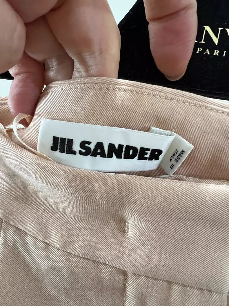 Jil Sander Jil Sander Light Pink Lightweight Wool Trouser Size 42" / US 20 - 3 Thumbnail