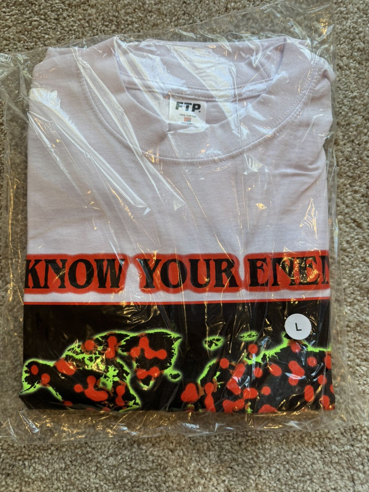 Fuck The Population Fuck The Population ENEMY TEE (WHITE) Size US L / EU 52-54 / 3 - 1 Thumbnail