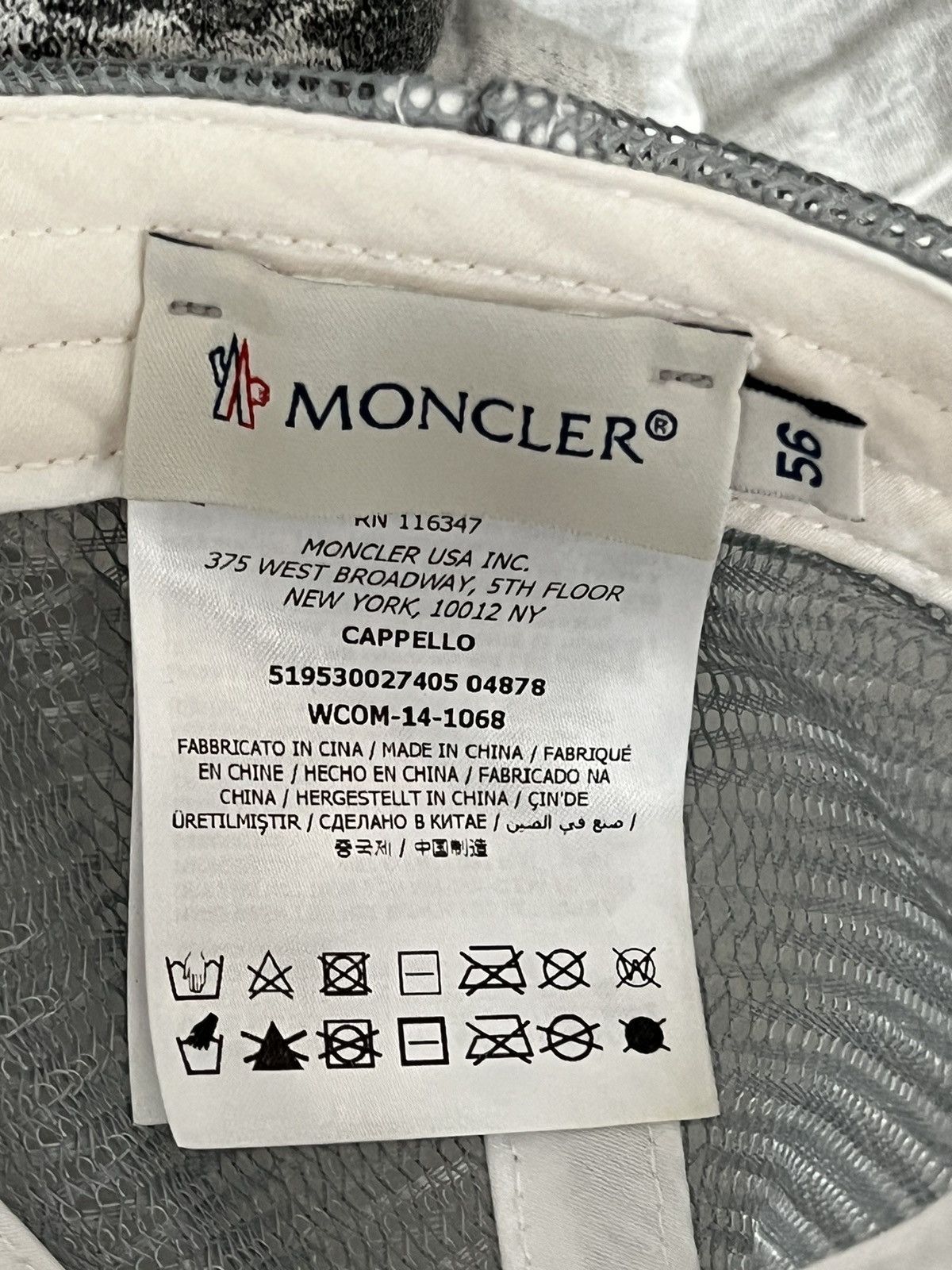 Moncler Moncler Transparent Visor Cap Size ONE SIZE - 3 Thumbnail