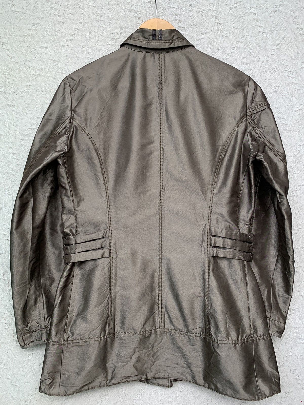 Peuterey Peuterey Asymmetrical Zipper Polyester Short Trenchcoat Size US M / EU 48-50 / 2 - 9 Thumbnail