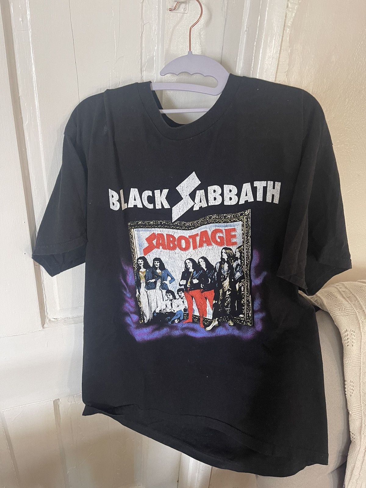 Vintage Black Sabbath Sabotage tee Size US XL / EU 56 / 4 - 3 Thumbnail