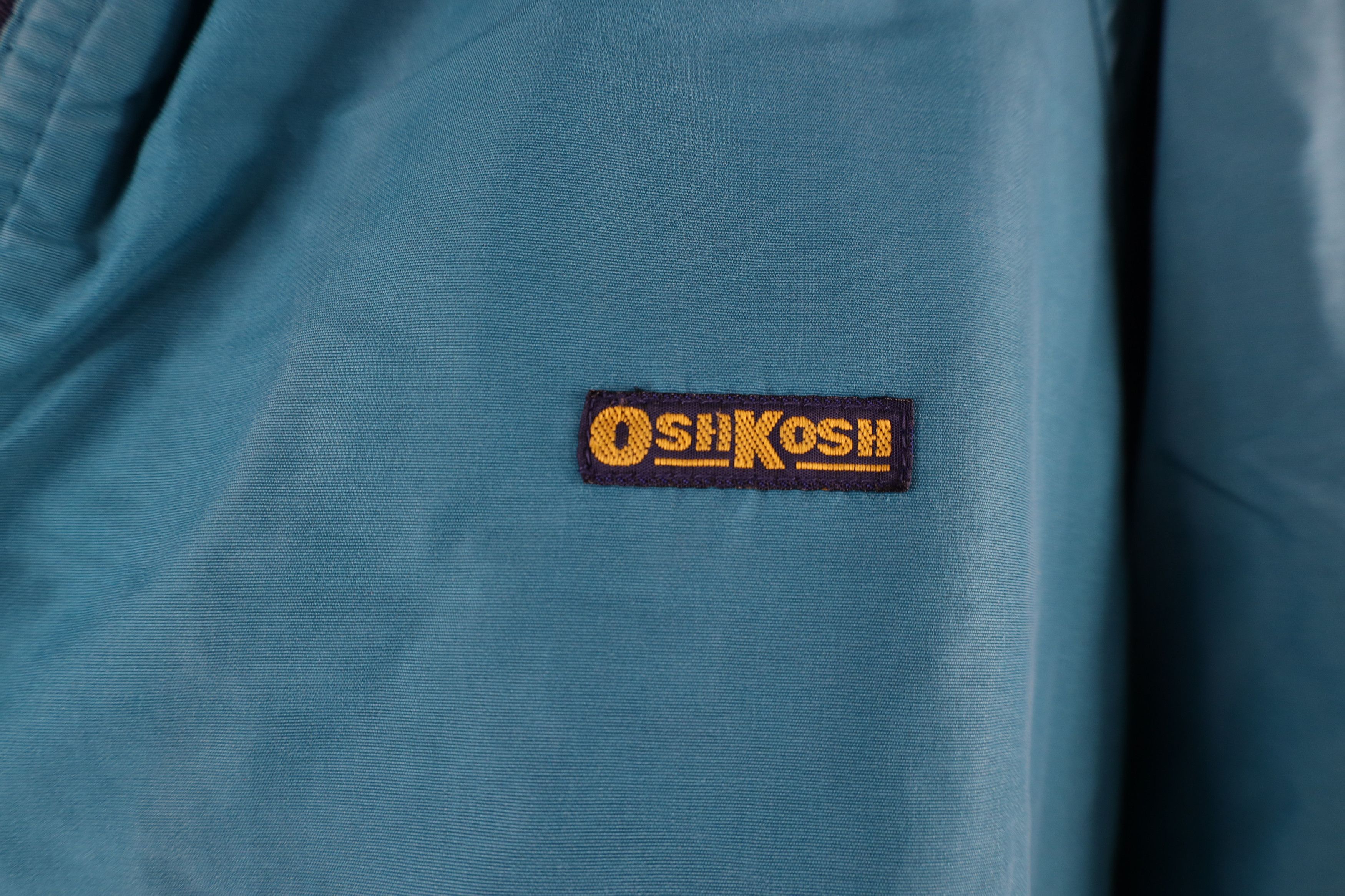 Vintage Vintage 90s OshKosh B'Gosh Fleece Lined Bomber Jacket Teal Size US XL / EU 56 / 4 - 6 Thumbnail