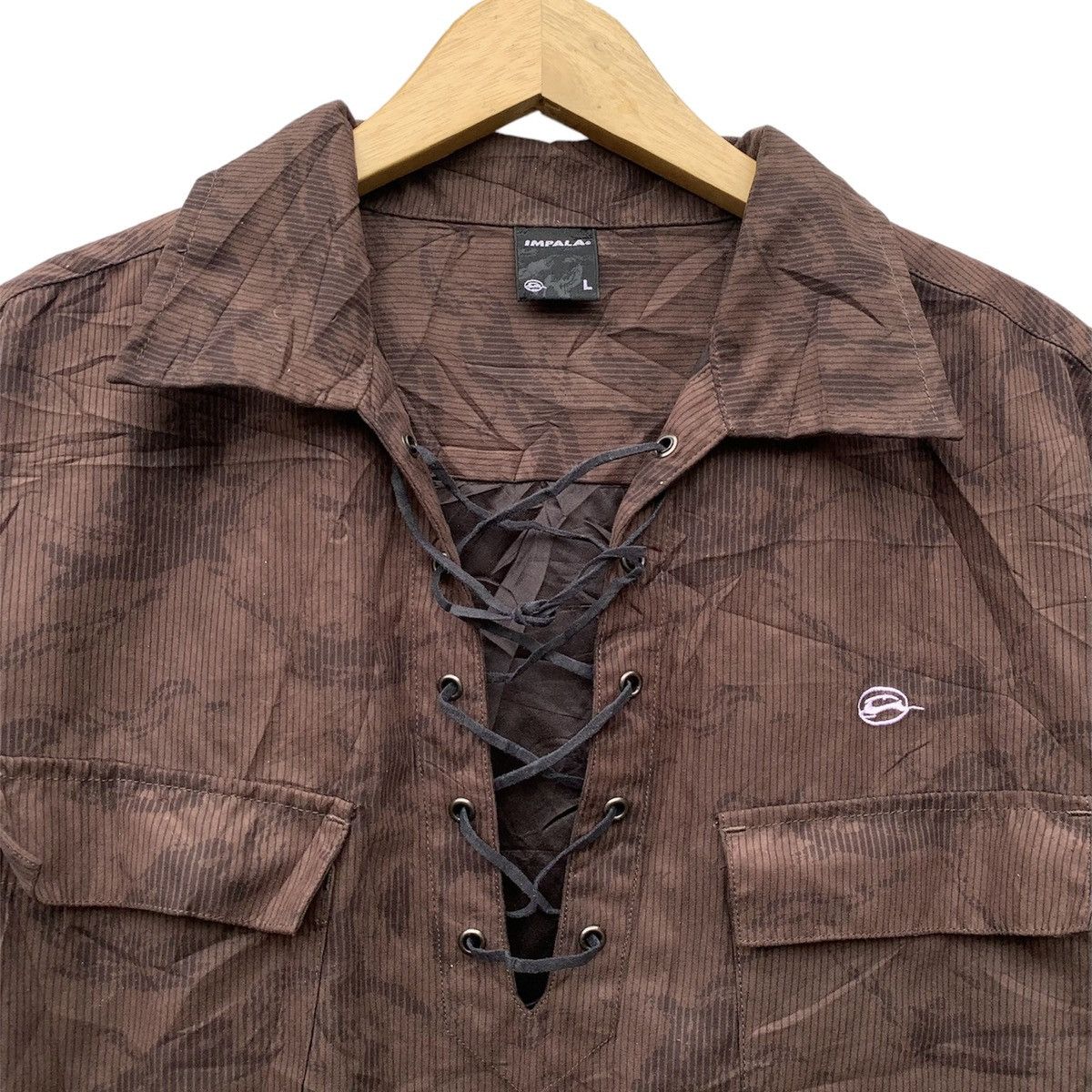 If Six Was Nine × Japanese Brand × Le Grande Bleu (L.G.B.) Impala punk shirts Size US L / EU 52-54 / 3 - 3 Thumbnail