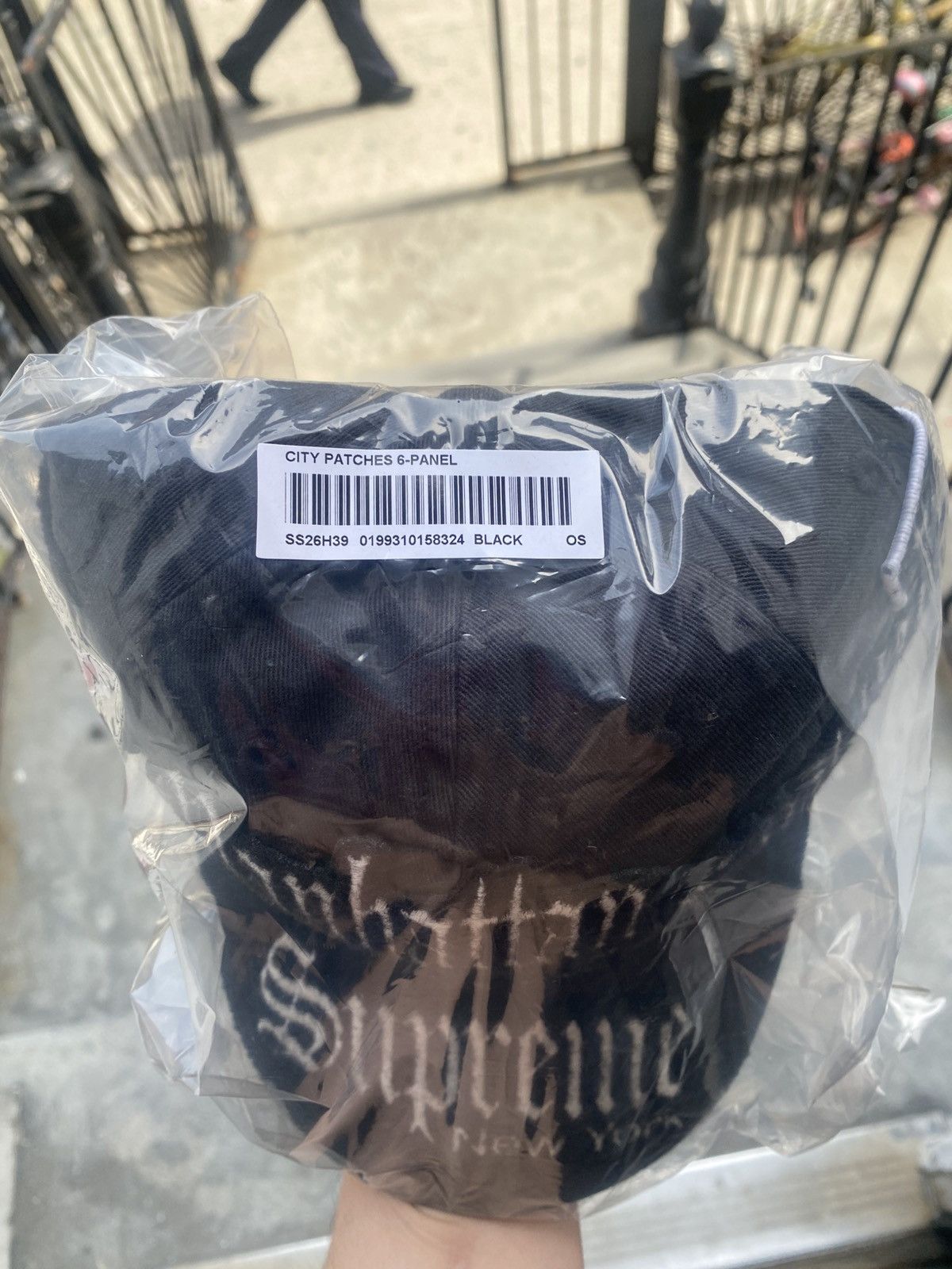 Supreme Supreme City Patches 6 Panel Hat Black Size ONE SIZE - 6 Thumbnail