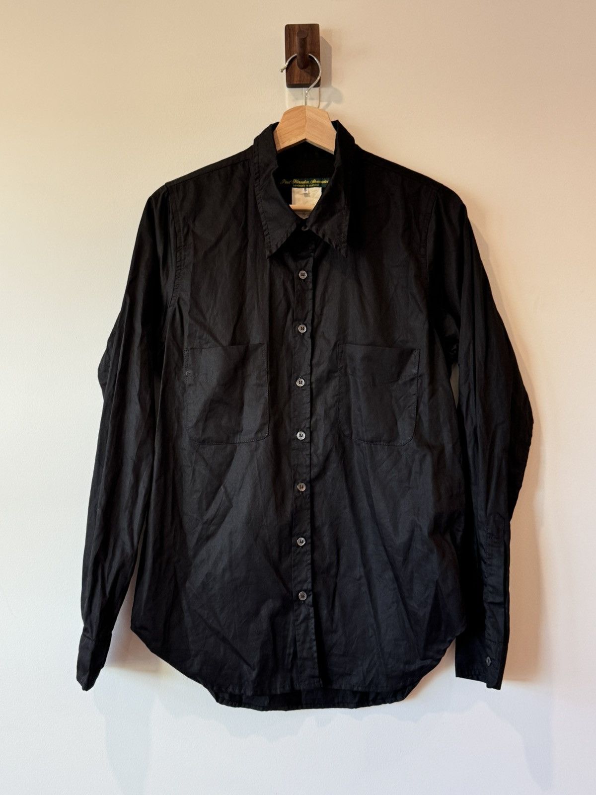 トップス Paul Harnden cotton BLACK shirt Paul Harnden Shirt | Grailed