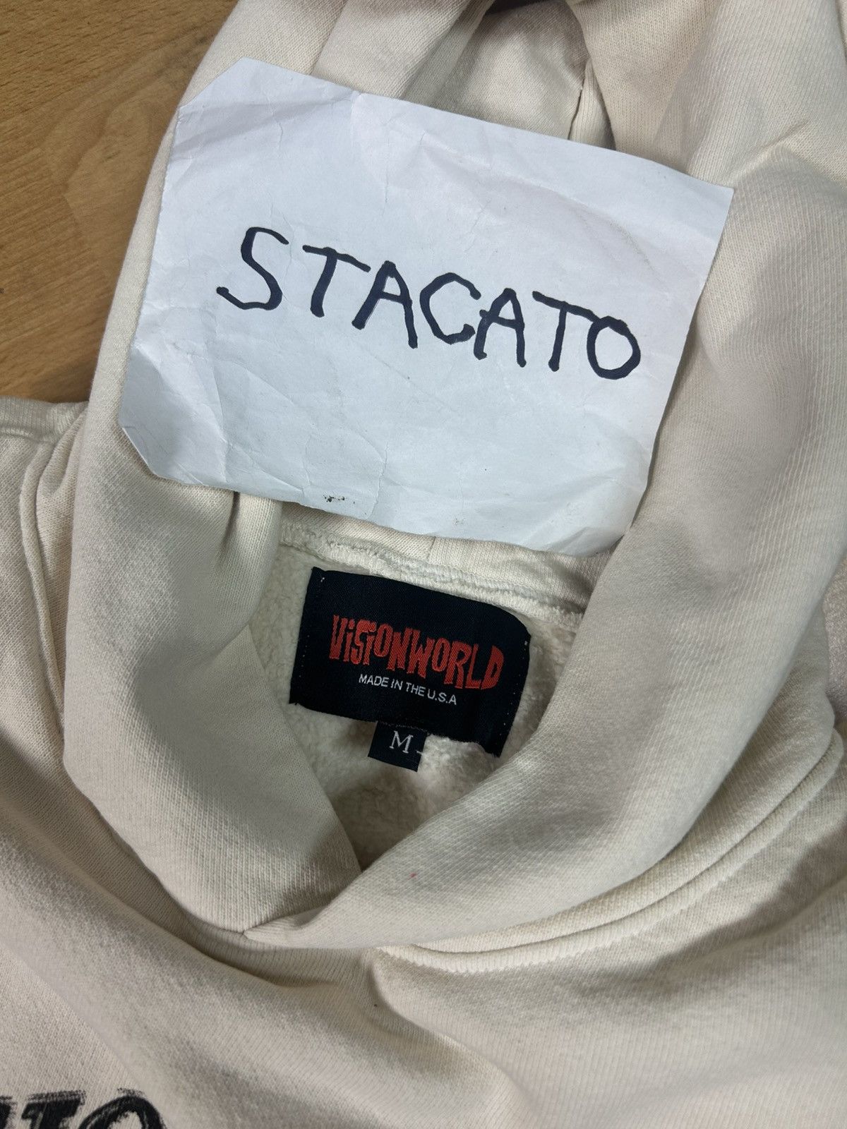 Vintage × Vision Streetwear Visionworld Circus Hoodie Tan Size US M / EU 48-50 / 2 - 3 Thumbnail