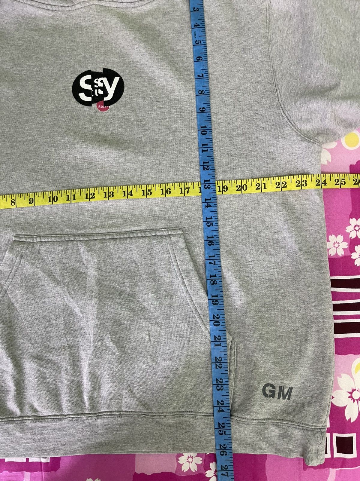 Stussy Vintage 90's Stussy GM Hoodie Grey Size US L / EU 52-54 / 3 - 12 Thumbnail
