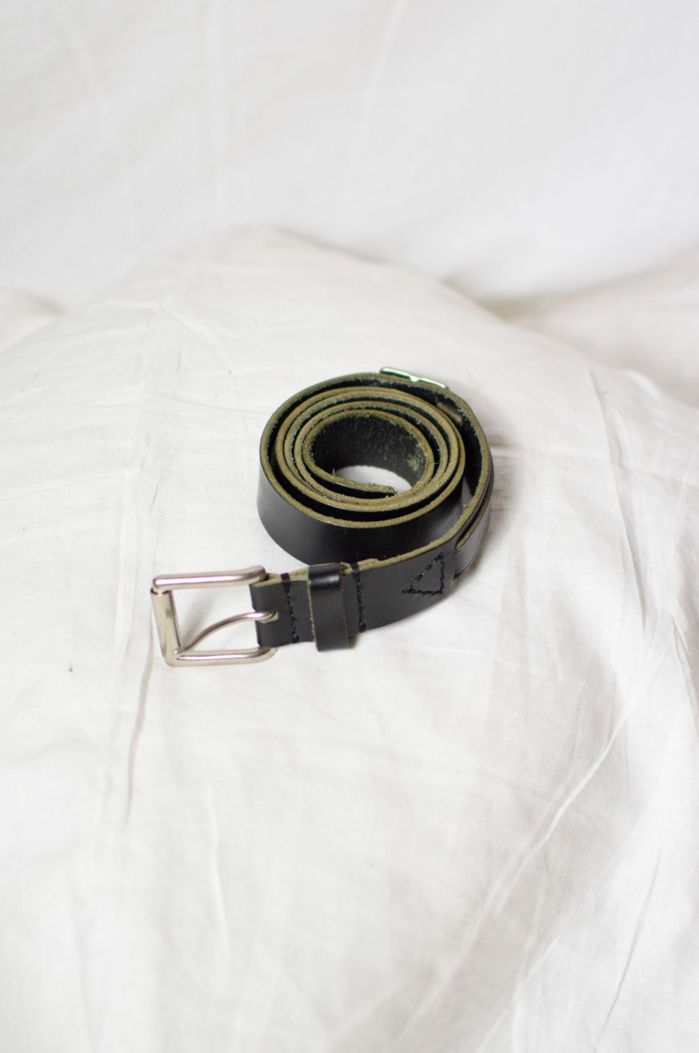 Yohji Yamamoto YYPH Archive Double Buckle Belt Size 32 - 2 Thumbnail