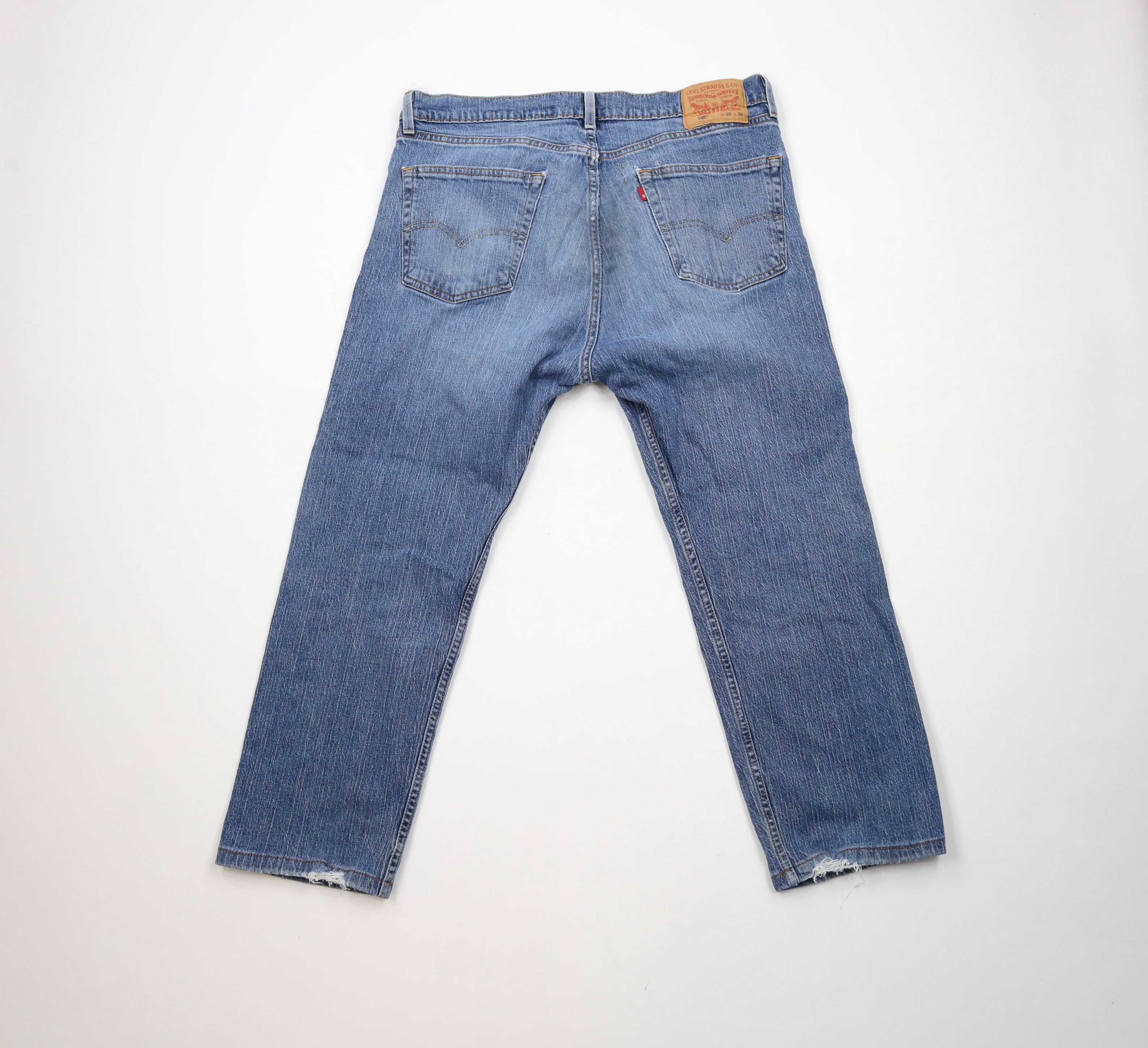 Levi's × Vintage Vintage Y2K Levis 505 Regular Fit Denim Jeans Blue Cotton Size US 36 / EU 52 - 13 Thumbnail