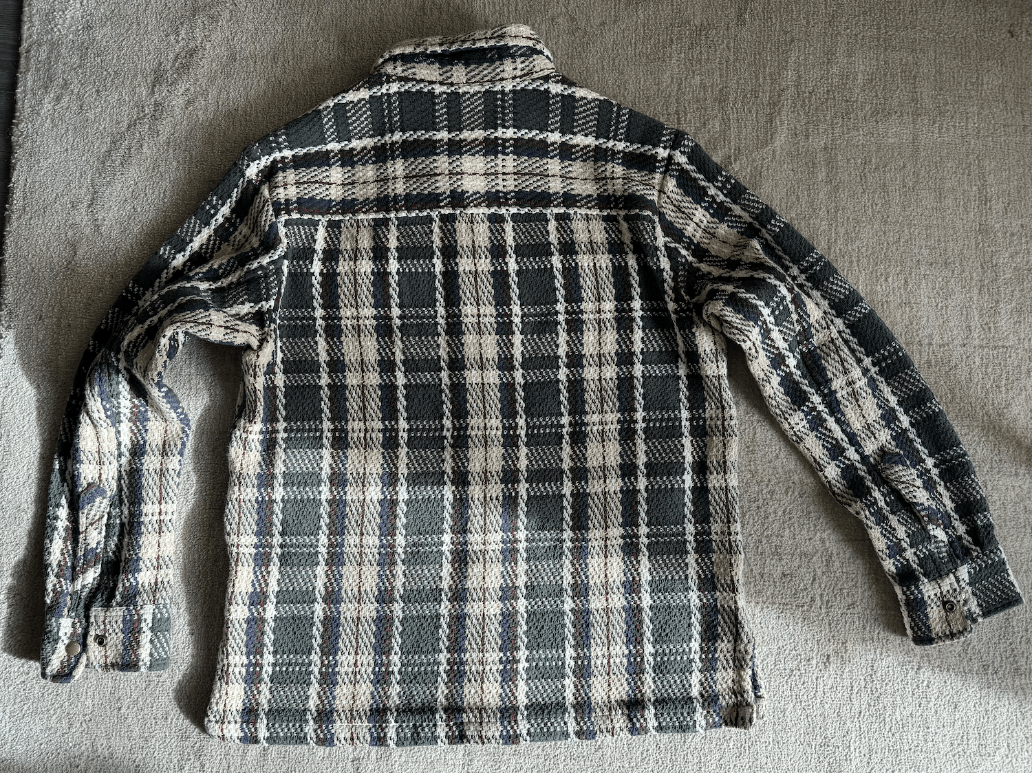 Aime Leon Dore Plaid Overshirt Rosin Combo Size US L / EU 52-54 / 3 - 2 Thumbnail