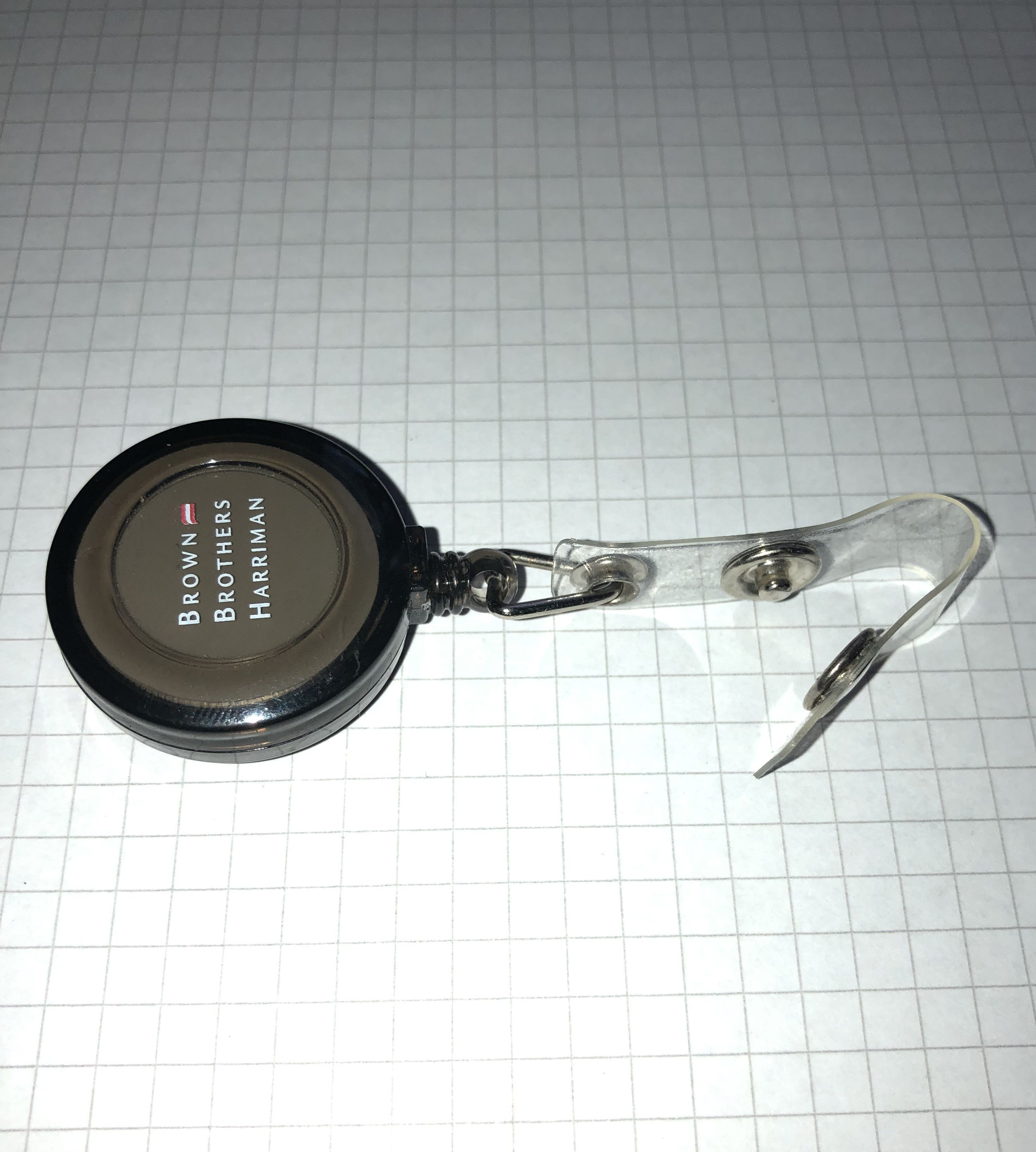Vintage Retractor key ring Brothers Harriman logo Size ONE SIZE - 2 Thumbnail