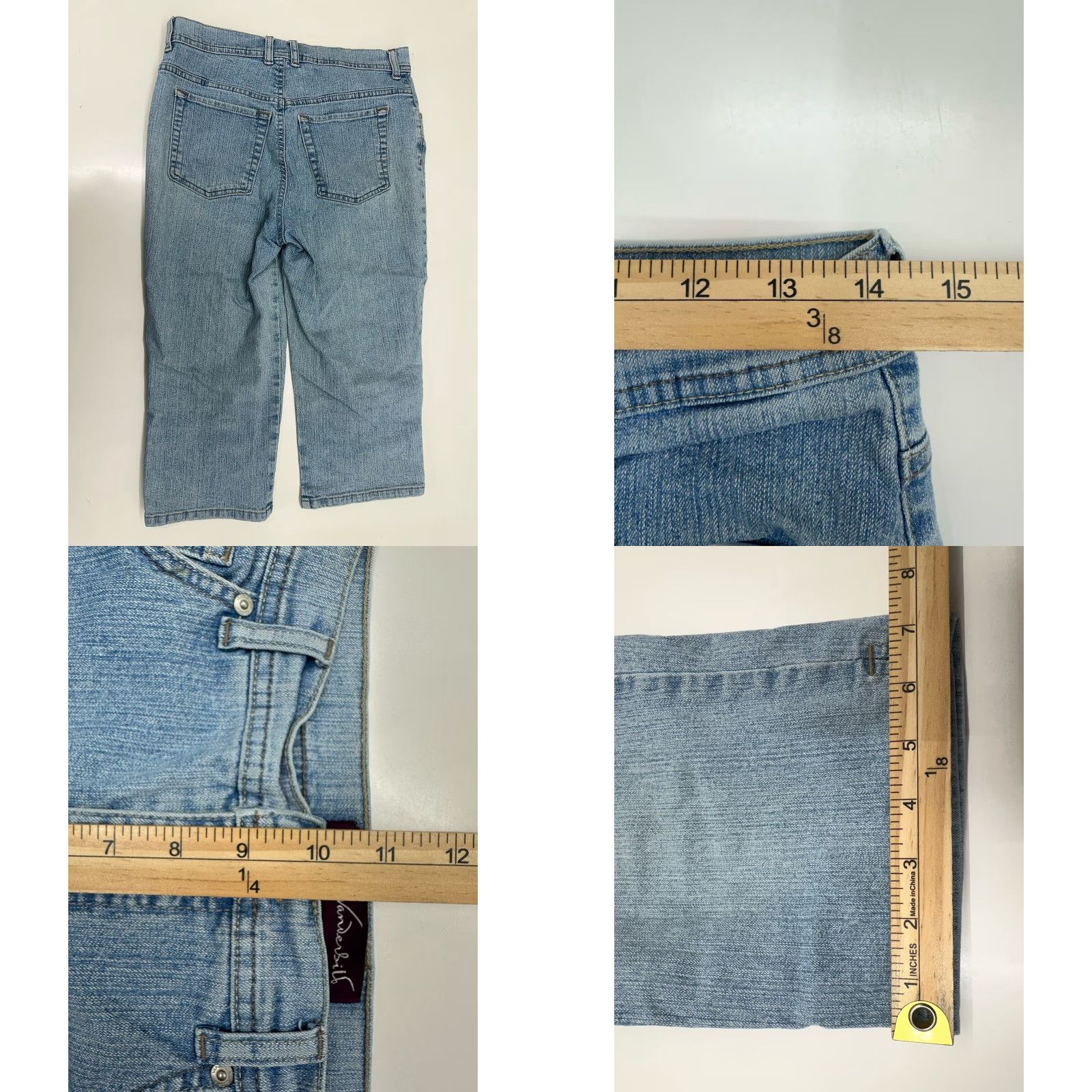 Gloria Vanderbilt Gloria Vanderbilt Womens Capis Size 8 Petite Denim Size ONE SIZE - 8 Thumbnail