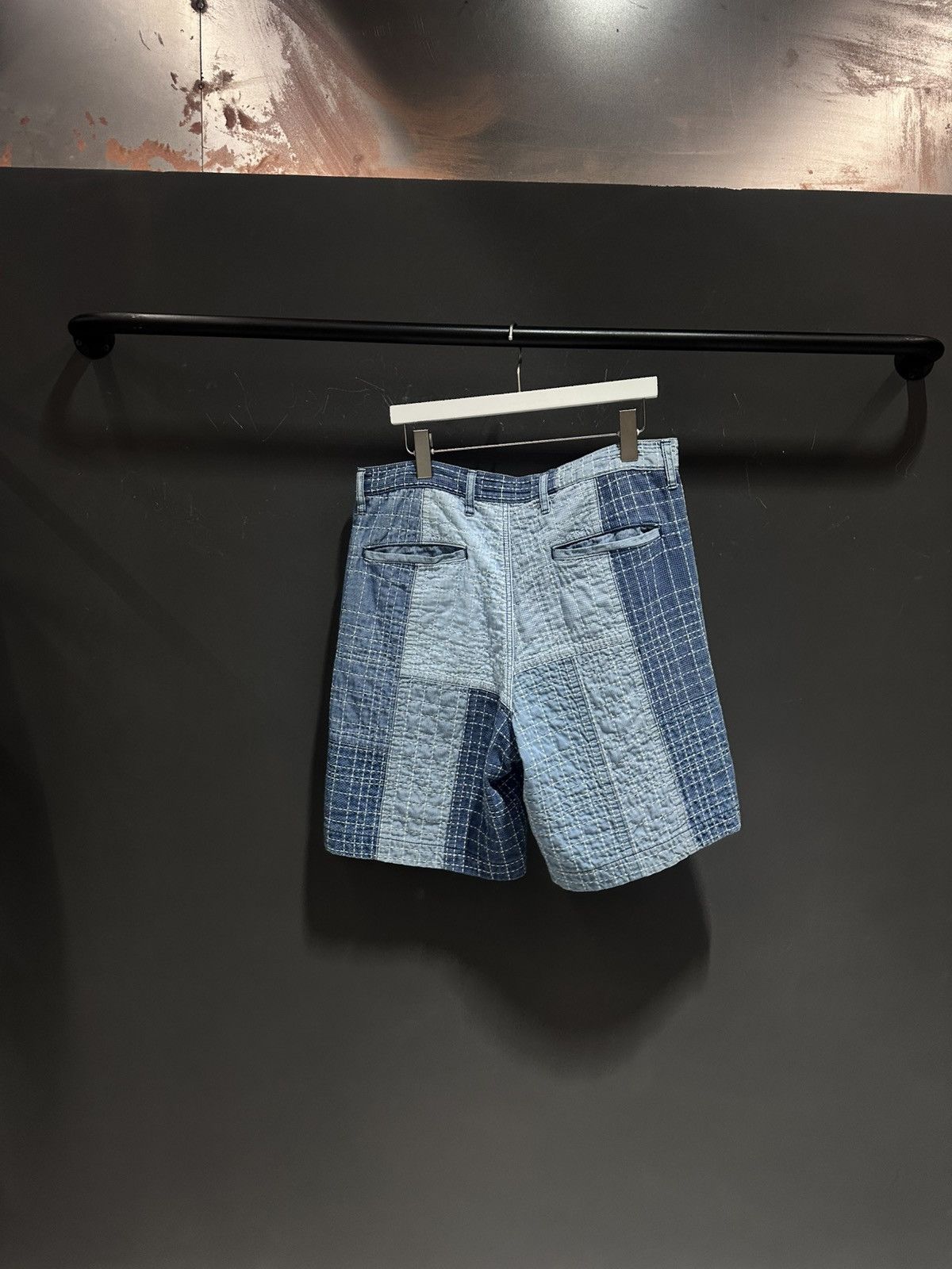 FDMTL Fdmtl Sashiko Patchwork short pants 7year wash Size US 32 / EU 48 - 2 Thumbnail