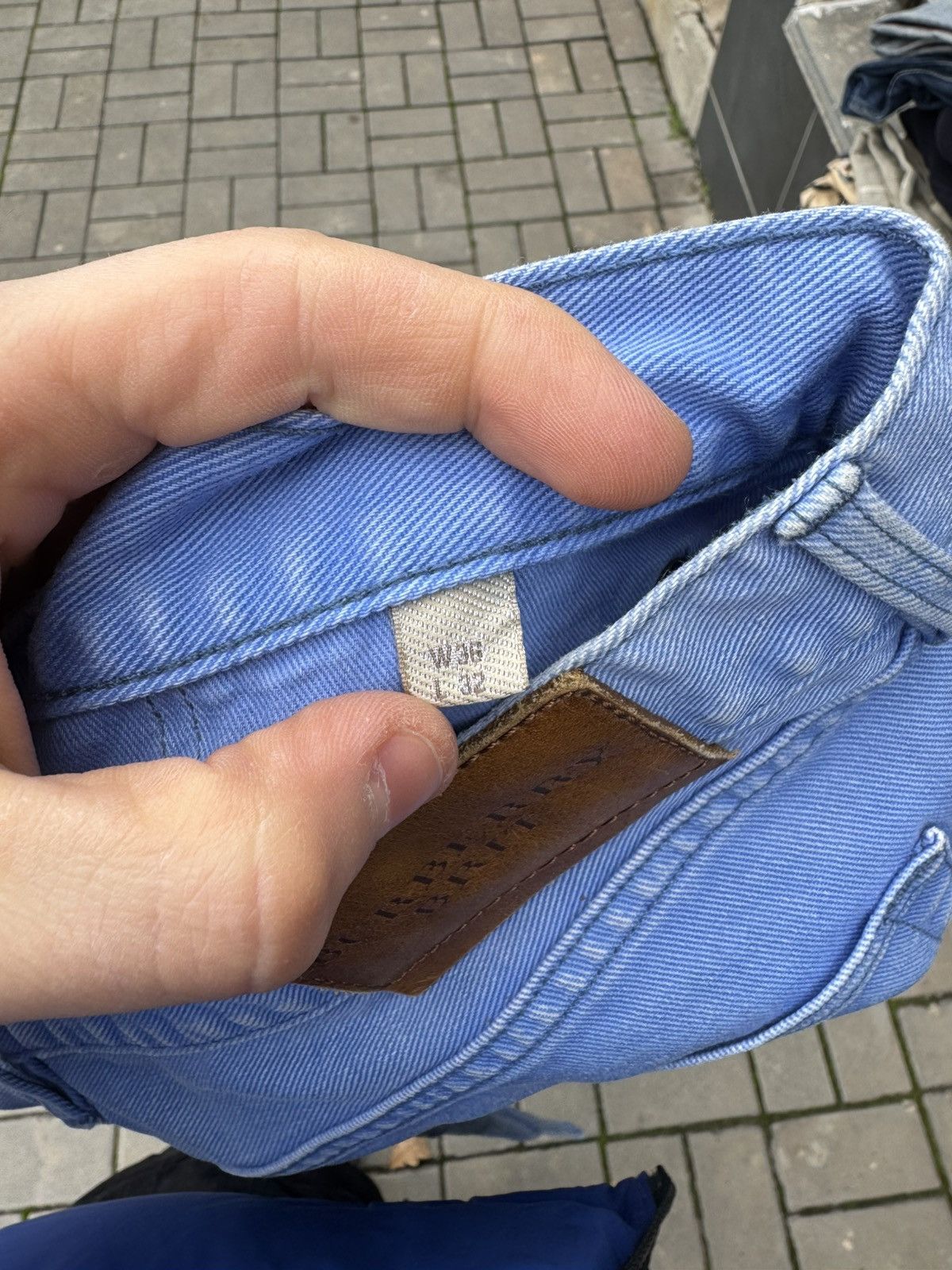 Burberry Burberry Brit Cloud Blue Denim Pants Y2K Size US 36 / EU 52 - 7 Thumbnail
