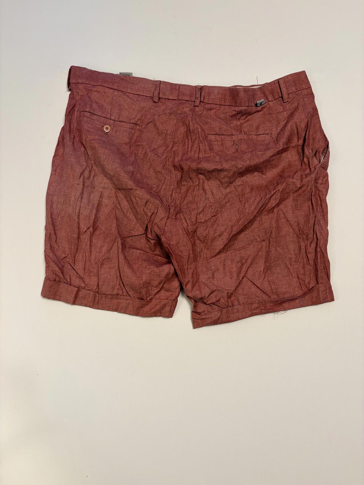 Stacy Adams Stacy Adams Red Chambray Cotton Shorts (Size 44) Size US 44 / EU 60 - 2 Thumbnail