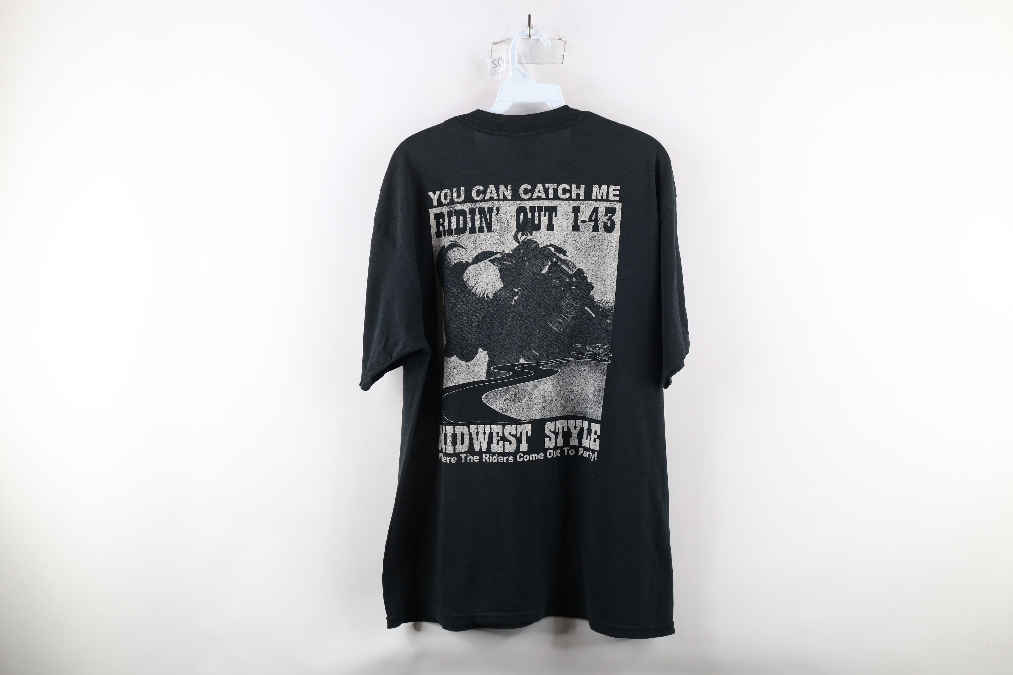 Vintage Vintage 90s Riders Extravaganza Motorcycle T-Shirt Size US L / EU 52-54 / 3 - 11 Thumbnail