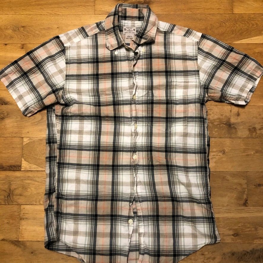 Designer × J.Crew × Vintage J.Crew mens fashionable shirt plated size XS Size US XS / EU 42 / 0 - 1 Thumbnail
