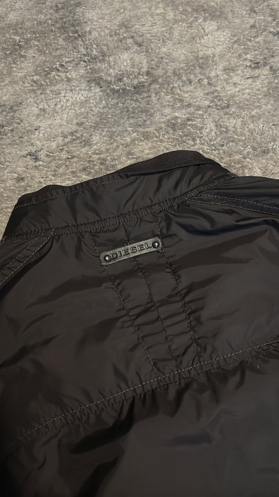 Diesel Vintage diesel Moto style nylon windbreaker jacket Size US XL / EU 56 / 4 - 6 Thumbnail
