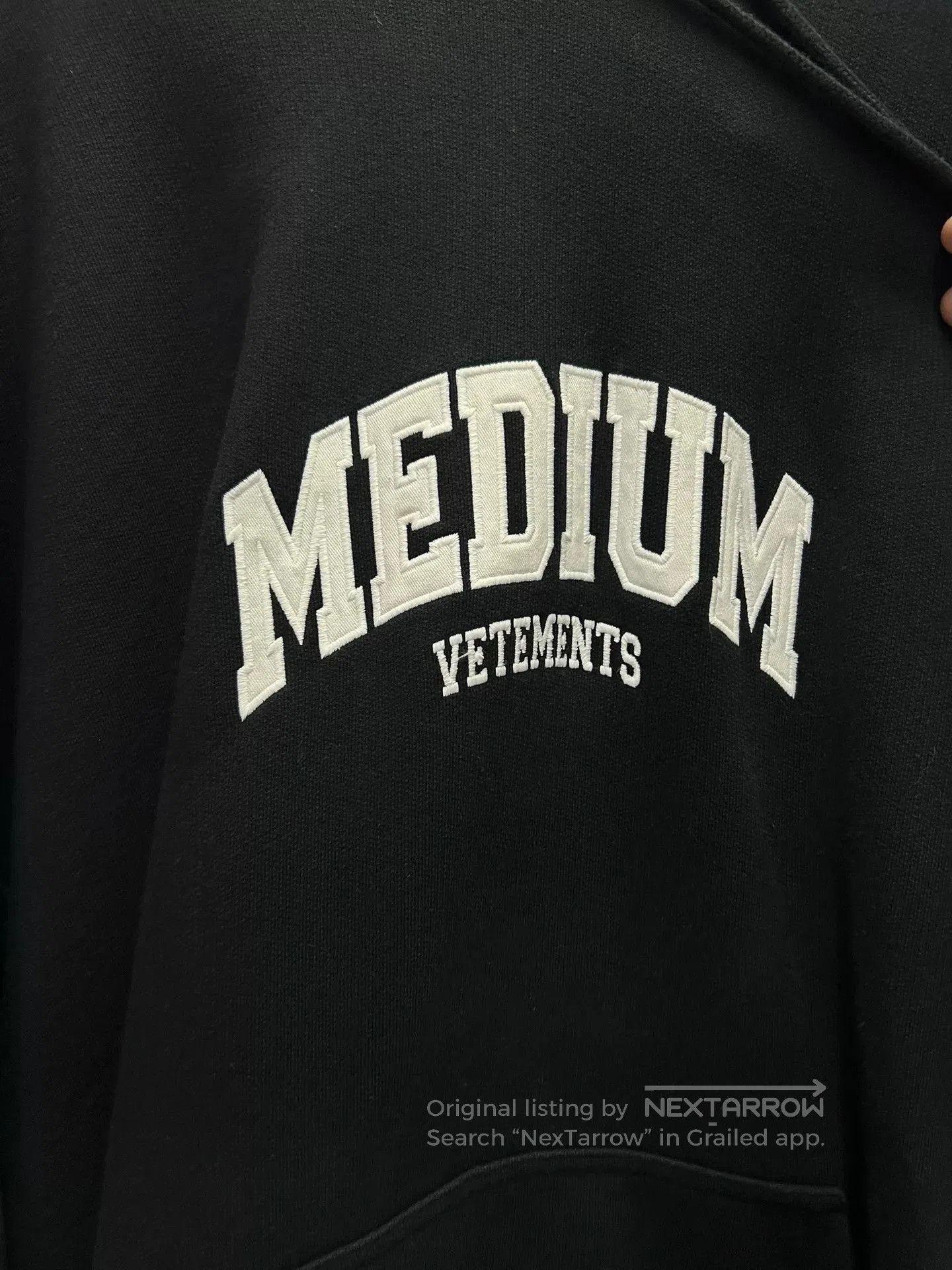Vetements Vetements Logo Print Black Hoodie. Size US XS / EU 42 / 0 - 2 Thumbnail