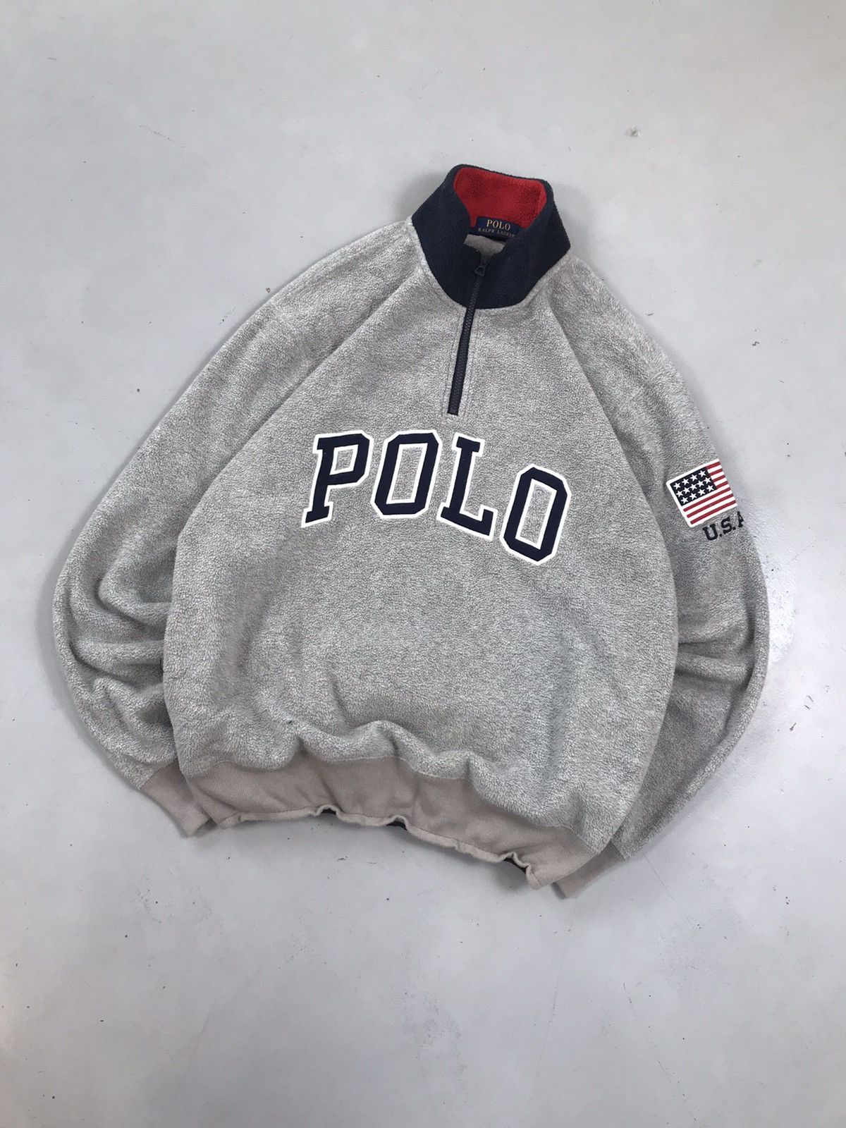 Vintage Vintage polo Ralph Lauren spell out sweater Size US M / EU 48-50 / 2 - 1 Thumbnail