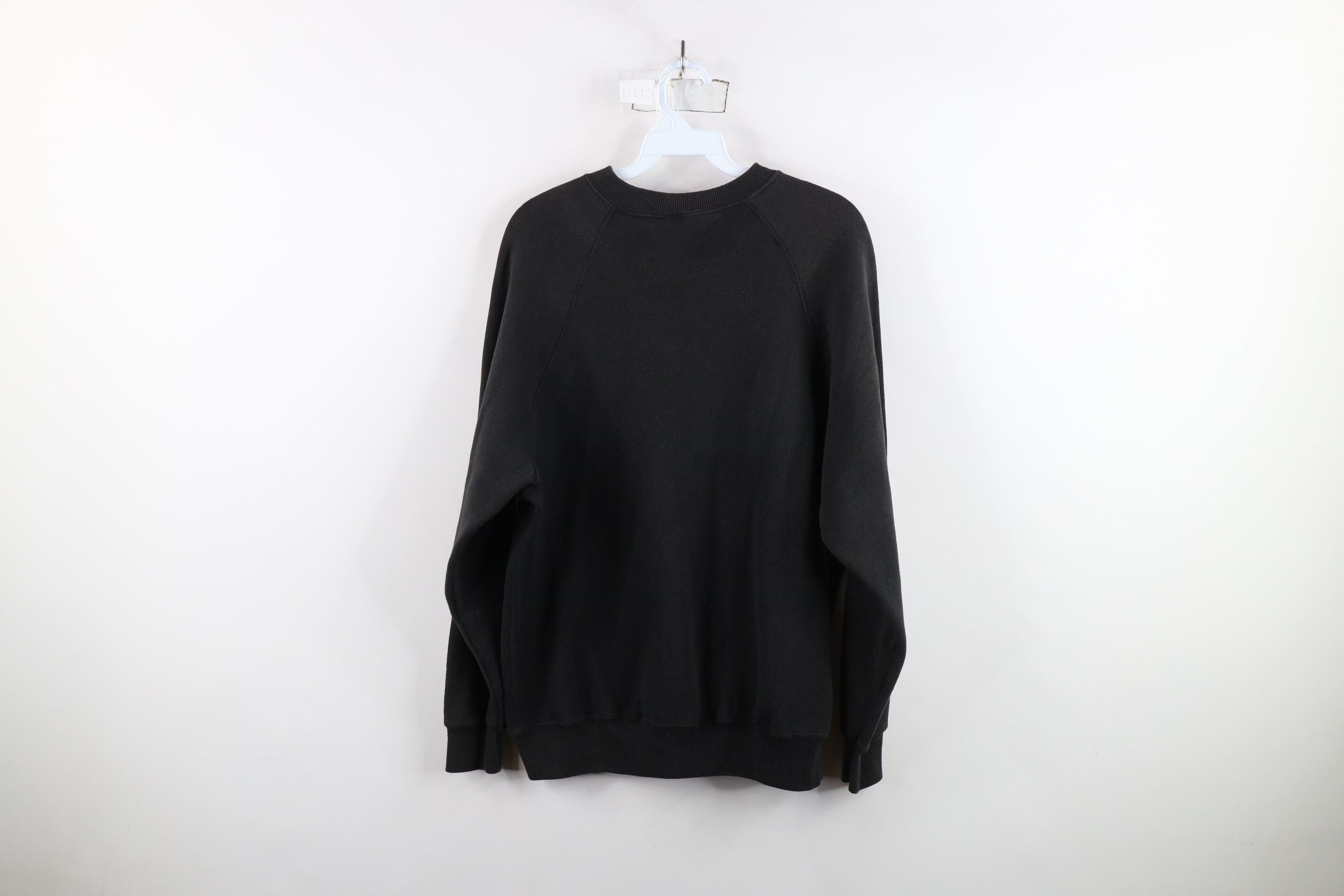 Vintage Vintage 80s 90s Streetwear Crewneck Sweatshirt Black USA Size US L / EU 52-54 / 3 - 14 Thumbnail