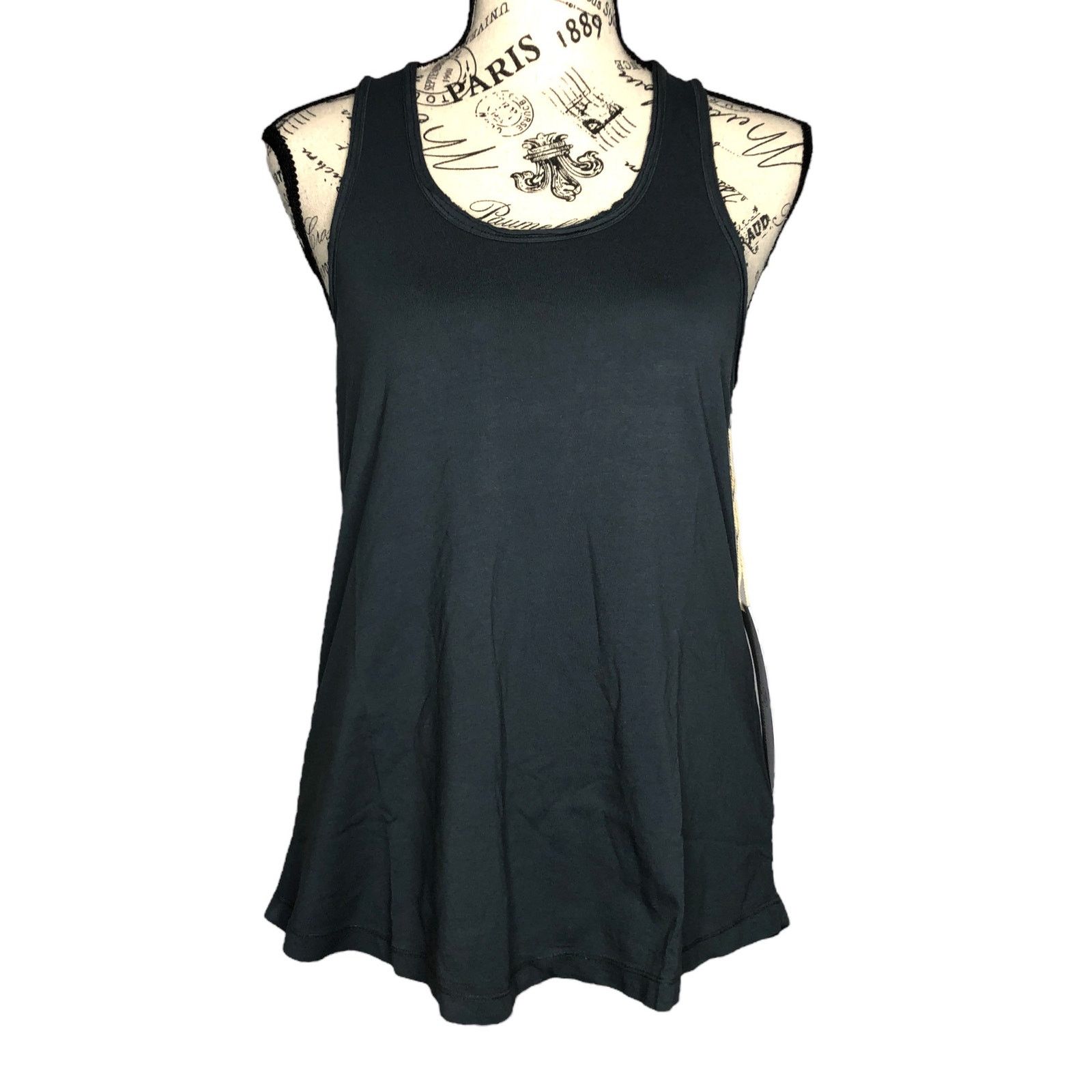 Threads 4 Thought T4T Namaste Tank - Racerback Raw Edge Soft Organic Cotton Size S / US 4 / IT 40 - 1 Thumbnail