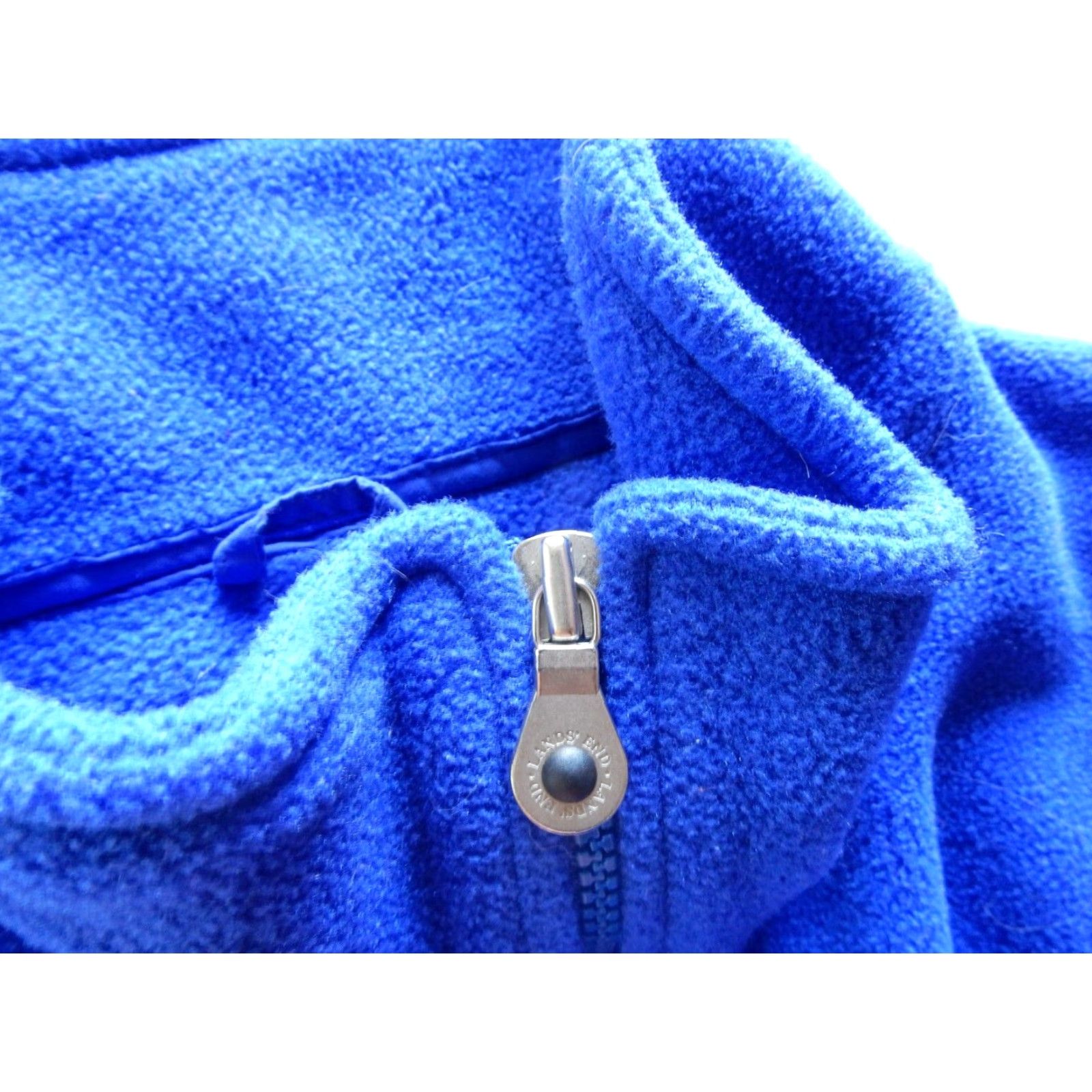 Lands' End VINTAGE Lands' End Men's Sweater Pullover Fleece Size Large Blue US Made Size US L / EU 52-54 / 3 - 4 Thumbnail