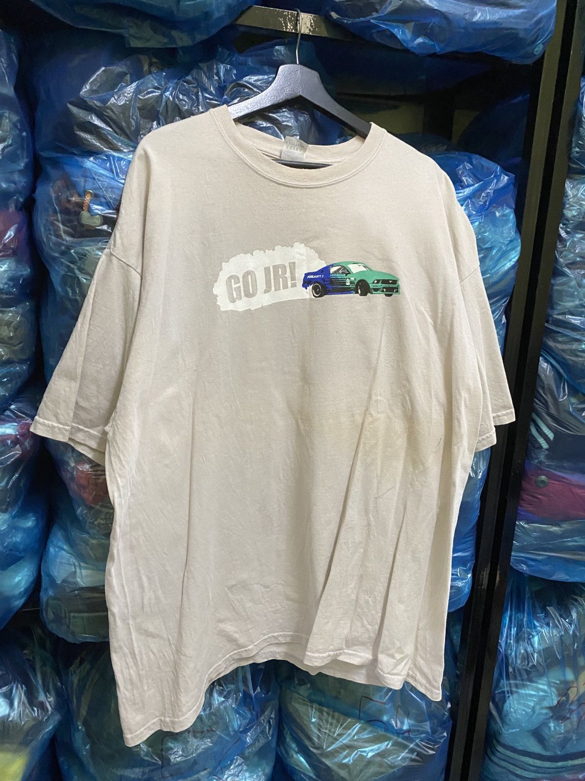 Vintage VINTAGE Y2K BITTIN JR MUSTANG NASCAR SHIRT Size US XXL / EU 58 / 5 - 3 Thumbnail