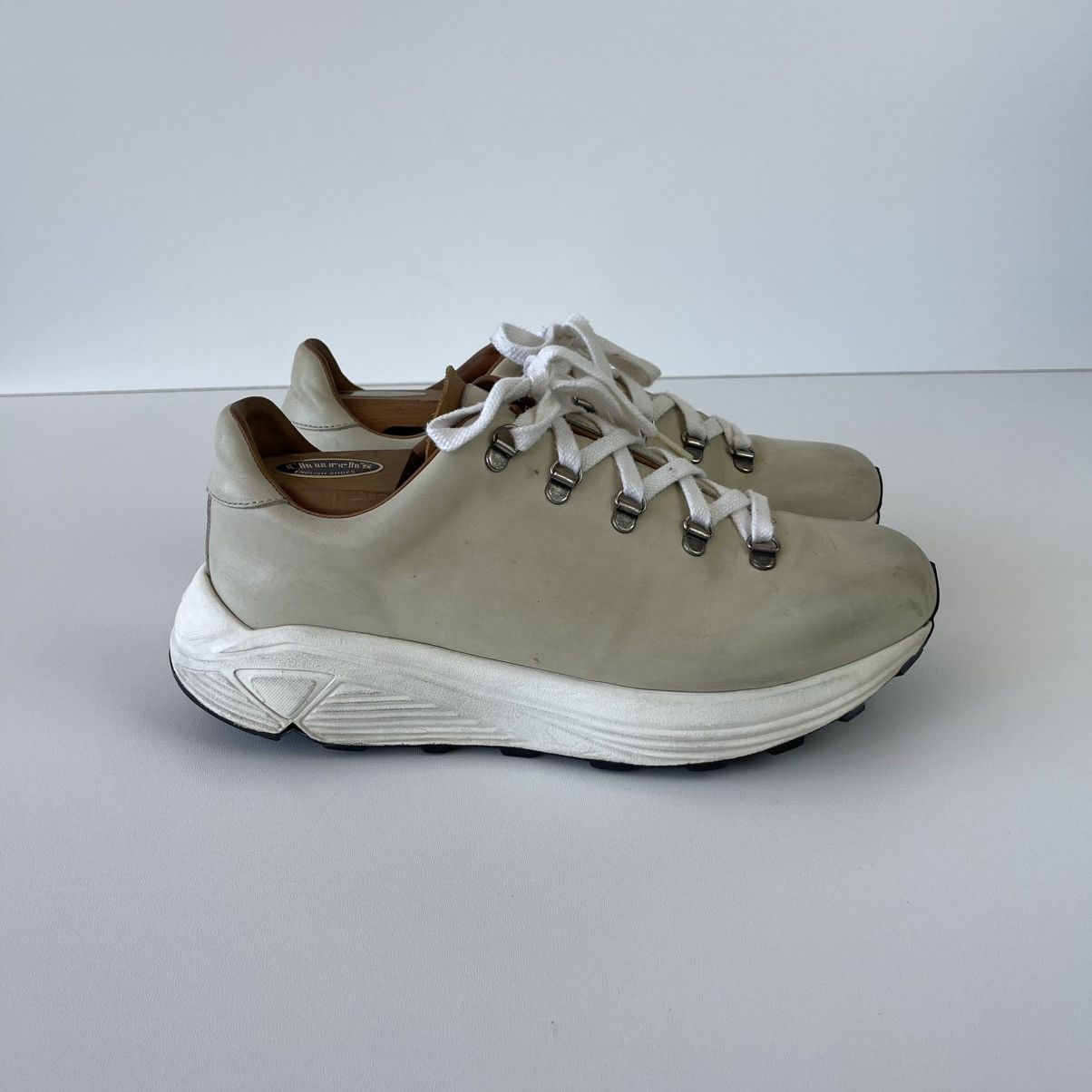 Other Luis Trenker Laether Vibram Platform Sneakers Grey/White Size US 9 / EU 42 - 4 Thumbnail