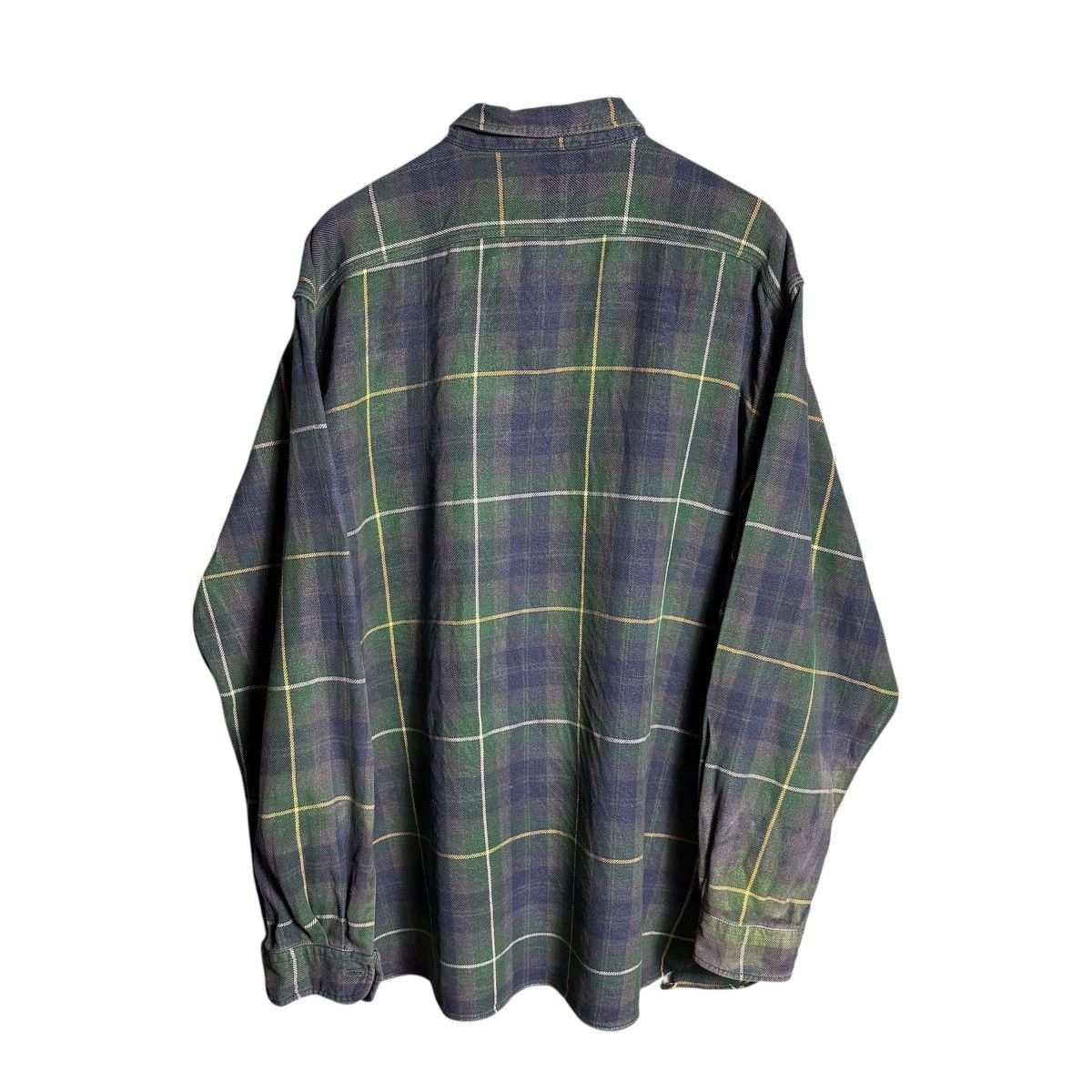 Polo Ralph Lauren Vintage 90s Polo Sport Ralph Lauren Check Distressed Shirt Size US XXL / EU 58 / 5 - 2 Thumbnail