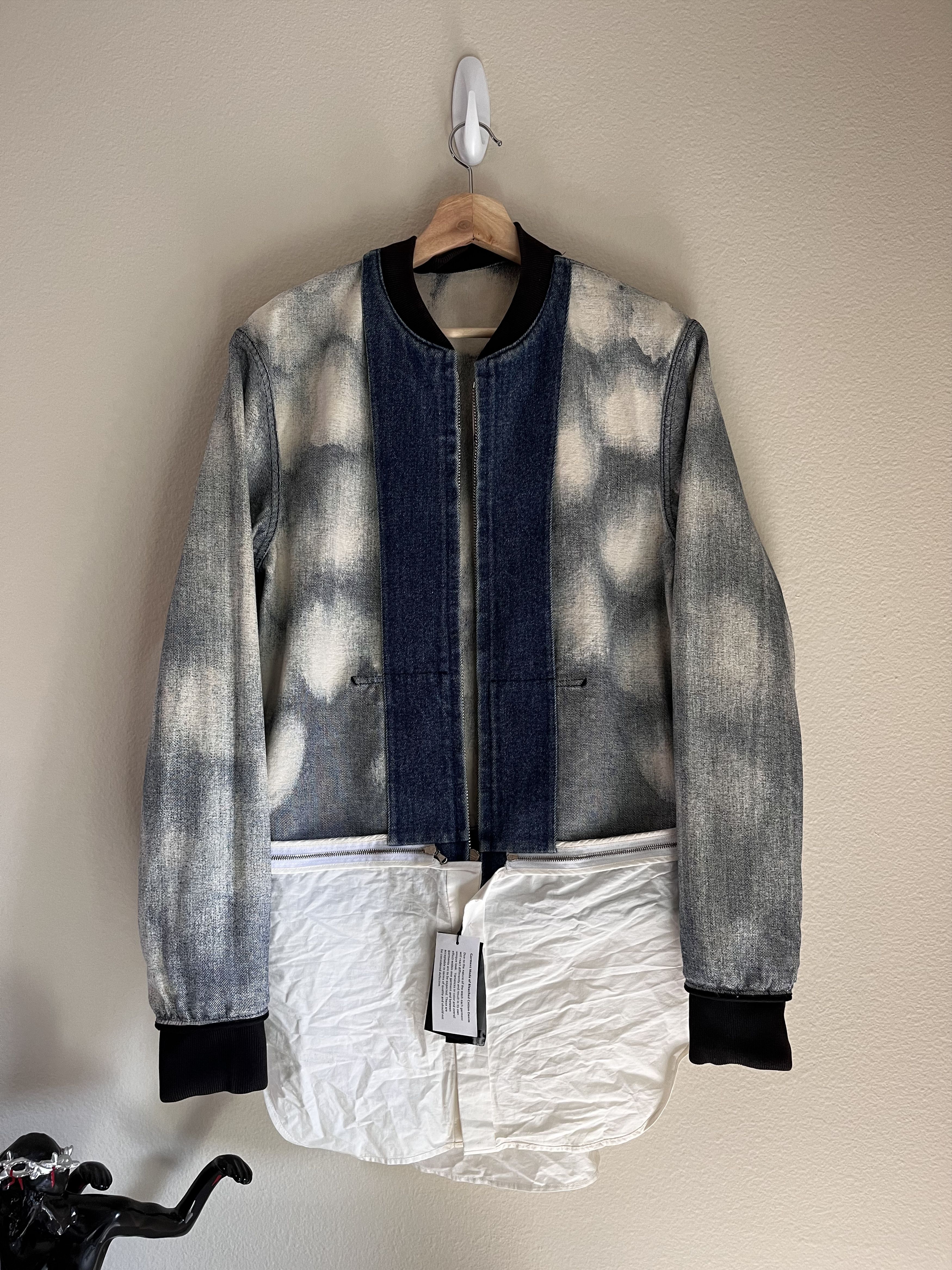 3.1 Phillip Lim 3.1 PHILLIP LIM BLEACHED DENIM BOMBER REMOVABLE POPLIN Size US S / EU 44-46 / 1 - 11 Thumbnail