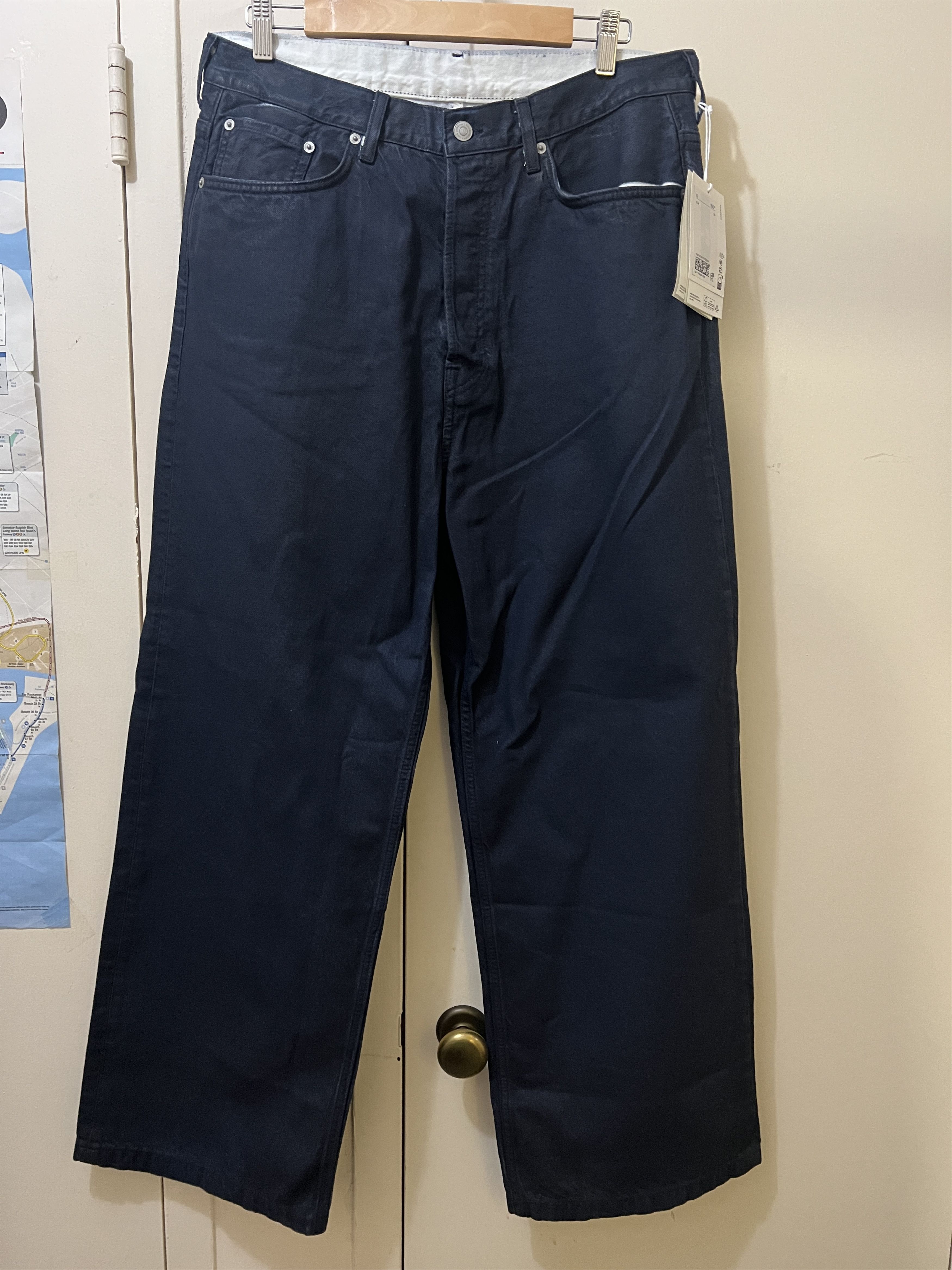 Cos COS VOLUME sprayed wide leg jeans Size US 30 / EU 46 - 7 Thumbnail