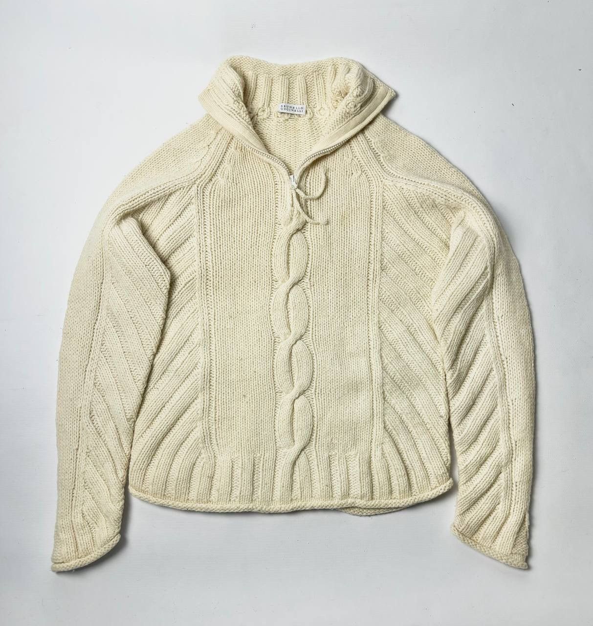 Brunello Cucinelli Brunello Cucunelli Zip knit sweater Size US M / EU 48-50 / 2 - 1 Thumbnail