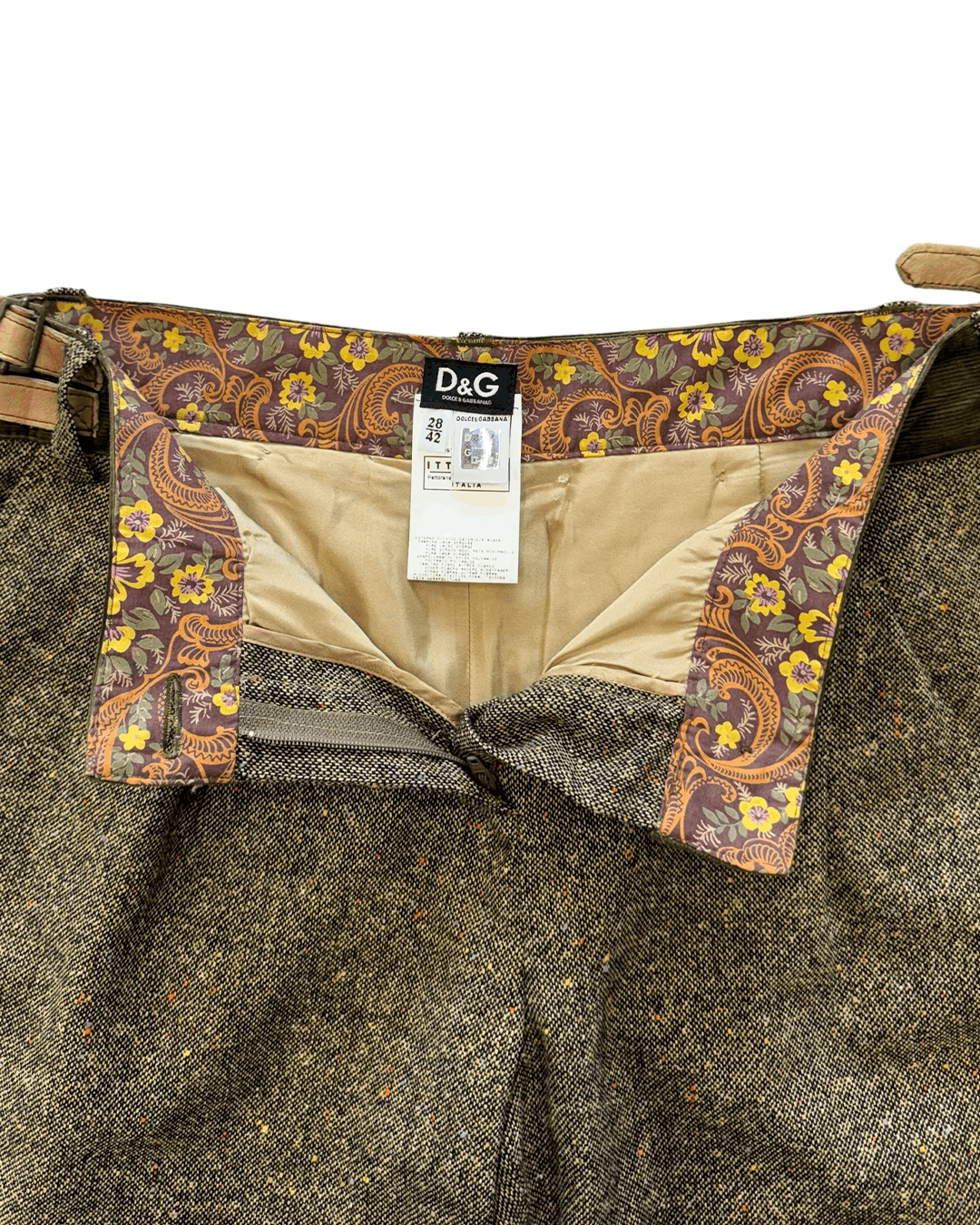 Dolce & Gabbana Dolce & Gabbana Speckled Tweed Cropped Pants Size 28" / US 6 / IT 42 - 10 Thumbnail
