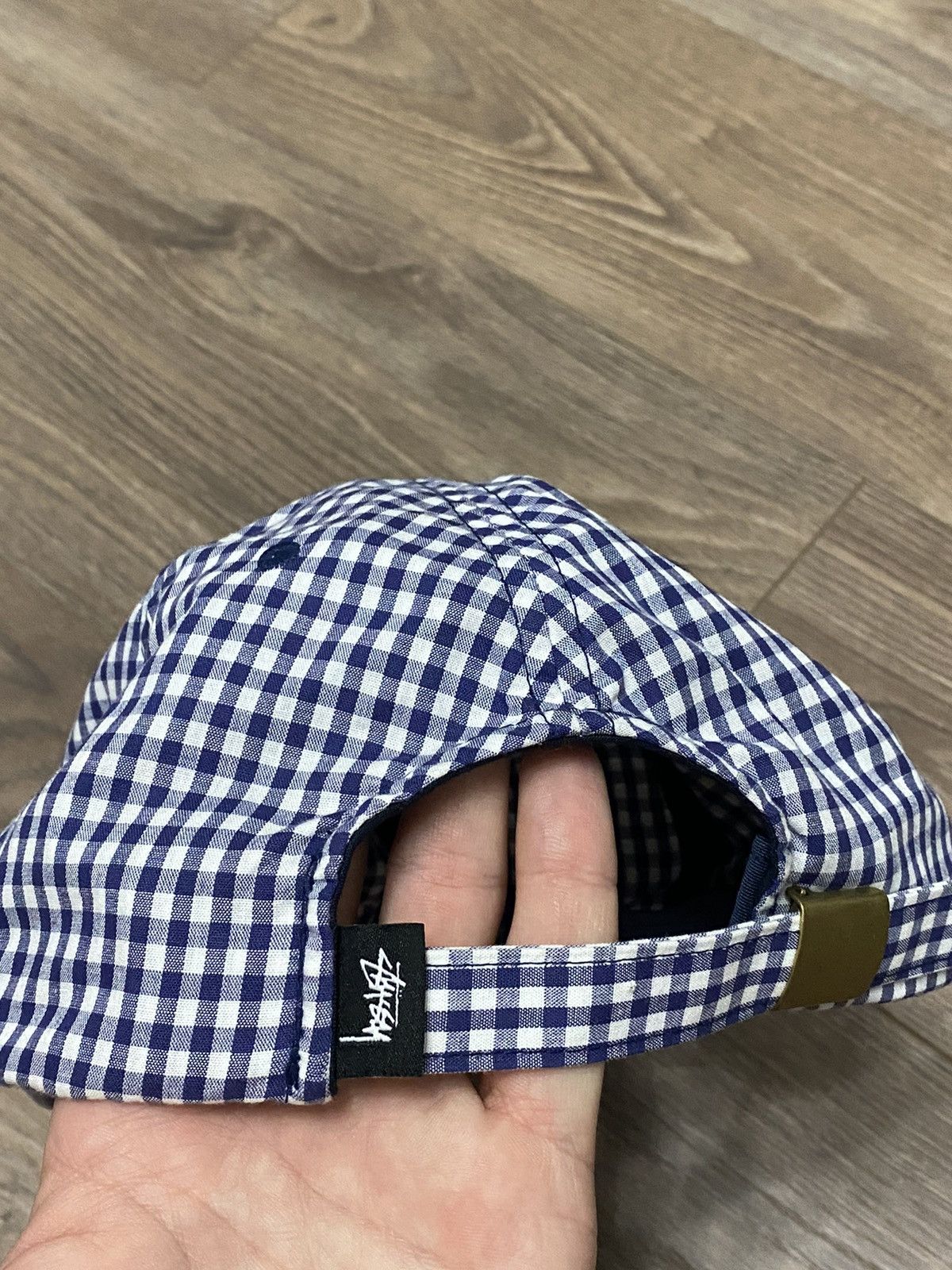 Stussy Stussy Checked Pattern New Cap Hat Iconic Logo Size ONE SIZE - 6 Thumbnail