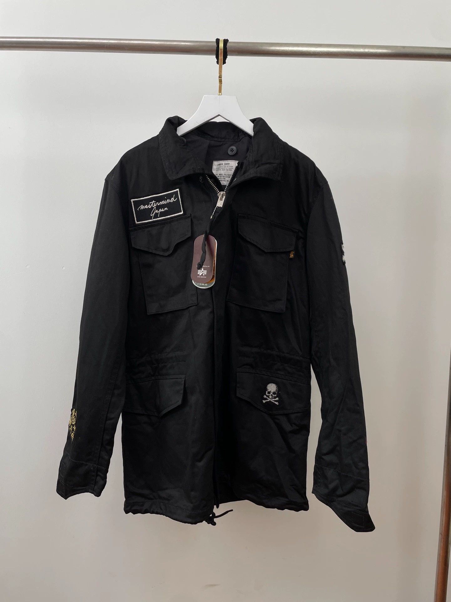 Mastermind Japan Alpha x Mastermind M65 Jacket Skull Black L Size US L / EU 52-54 / 3 - 1 Thumbnail