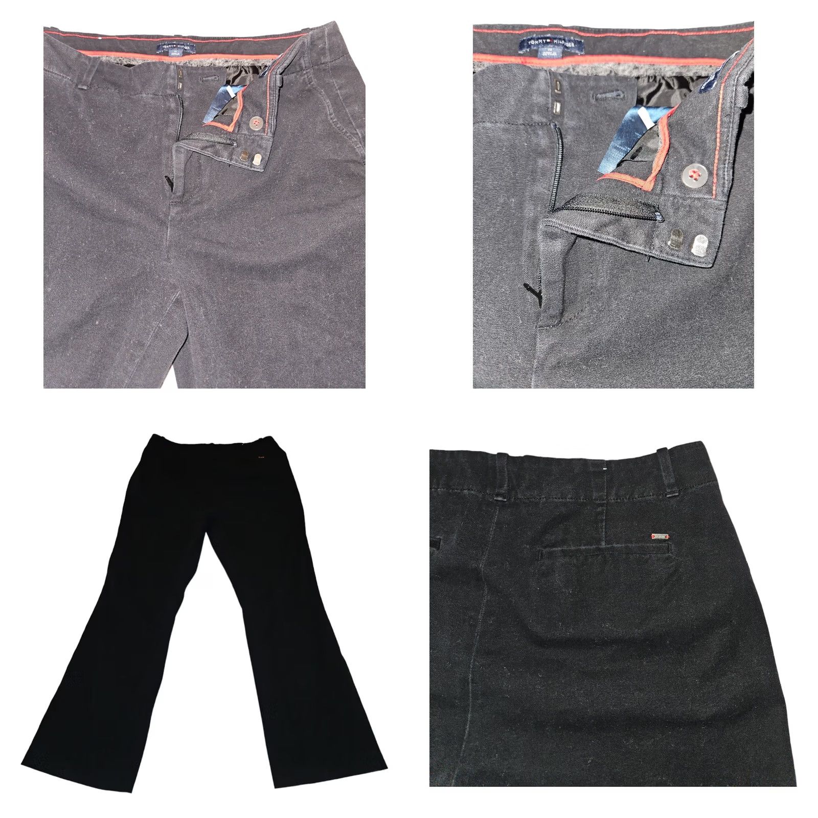 Tommy Hilfiger Tommy Hilfiger Blake Stretch Trouser Women's Black Chino Casual Workwear Pants Size 10 Size 32" / US 10 / IT 46 - 8 Thumbnail