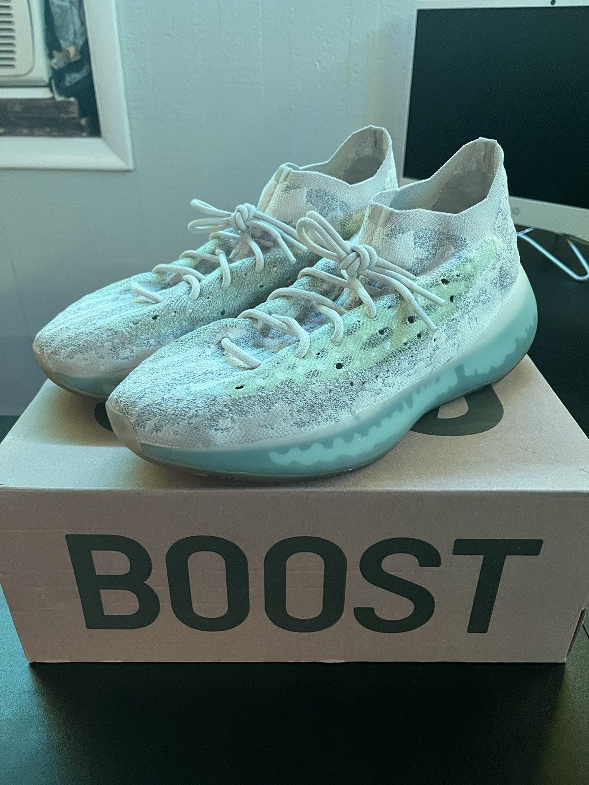 image of Adidas x Kanye West Yeezy Boost 380 “Alien Blue” (Size 13.5) Shoes, Men's