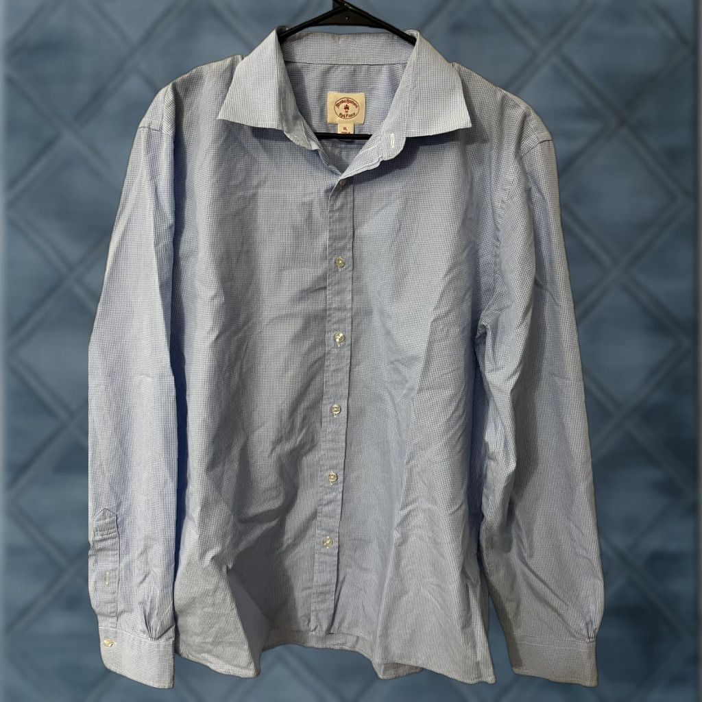 Brooks Brothers Brooks Brothers Red Fleece Shirt Mens XL Blue Preppy Long Sleeve Button Up Size US XL / EU 56 / 4 - 1 Thumbnail