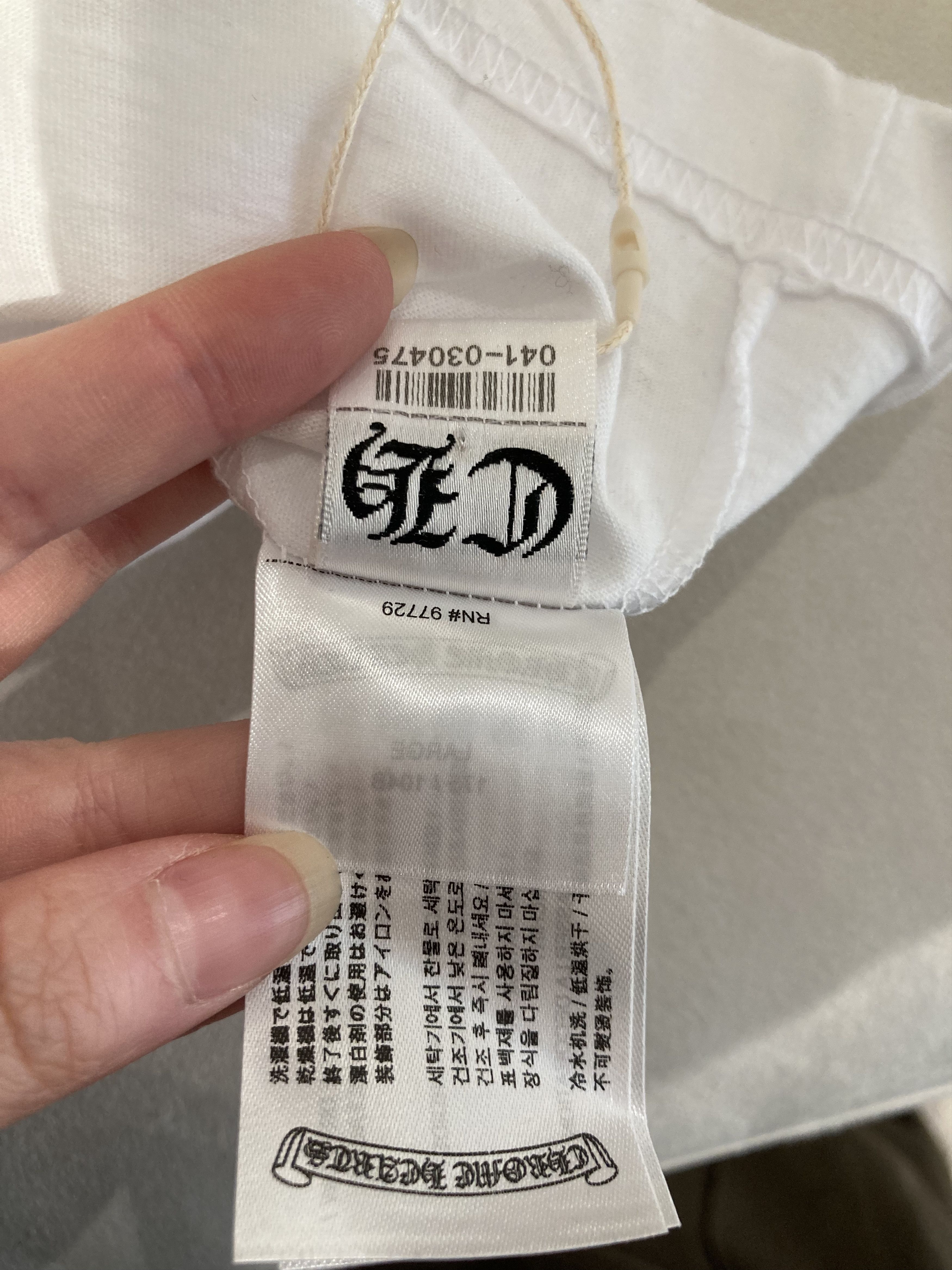 Chrome Hearts Chrome Hearts USA Script Cross Logo Tee Size US M / EU 48-50 / 2 - 10 Thumbnail